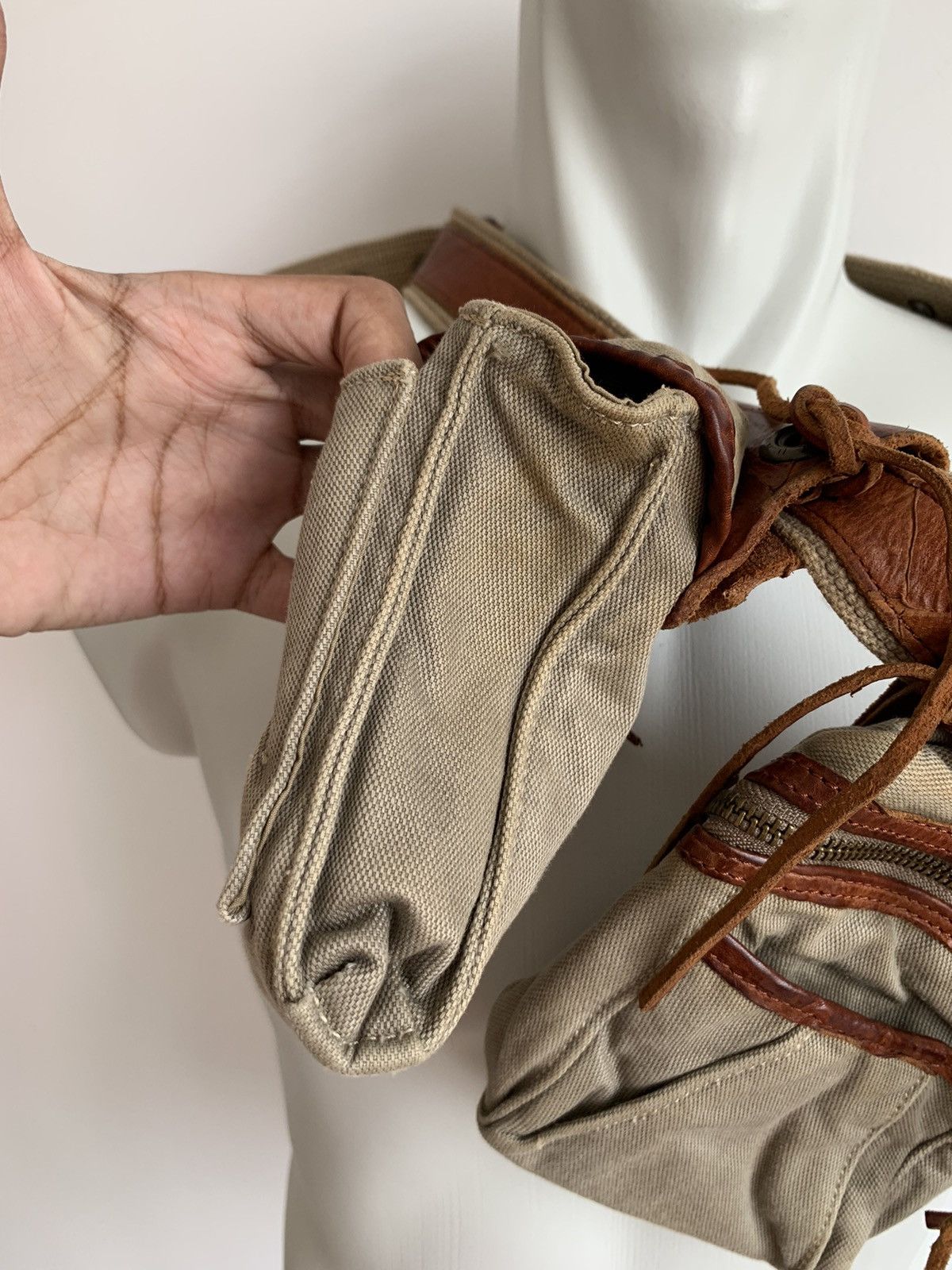 Genuine Leather Unison Dept Cargo Utility Bag Size ONE SIZE - 10 Thumbnail