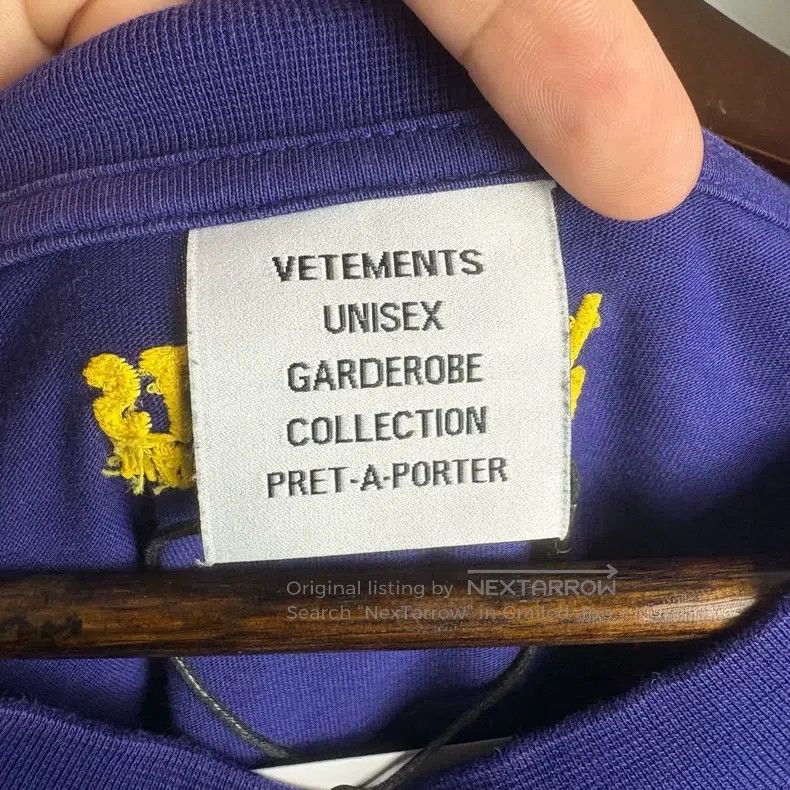 Vetements Vetements Loose Casual Short Sleeve T-Shirt with Printed P Size US M / EU 48-50 / 2 - 3 Thumbnail