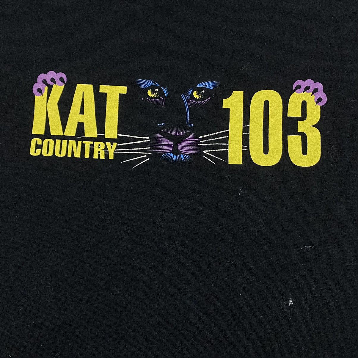 Fruit Of The Loom × Vintage Radio station kat country 103 vintage Size US XL / EU 56 / 4 - 2 Thumbnail