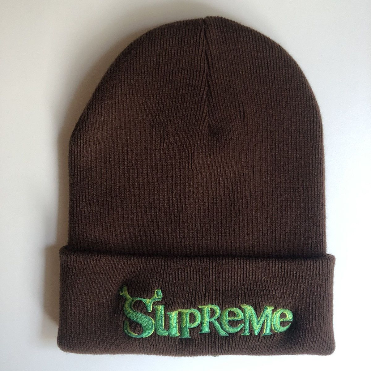 Supreme Shrek X Supreme Beanie BROWN | Grailed