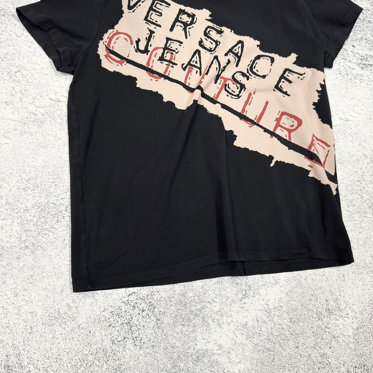 Designer × Versace Jeans Couture Versace JC Mens Black Tee L-XL size Size US XL / EU 56 / 4 - 2 Thumbnail