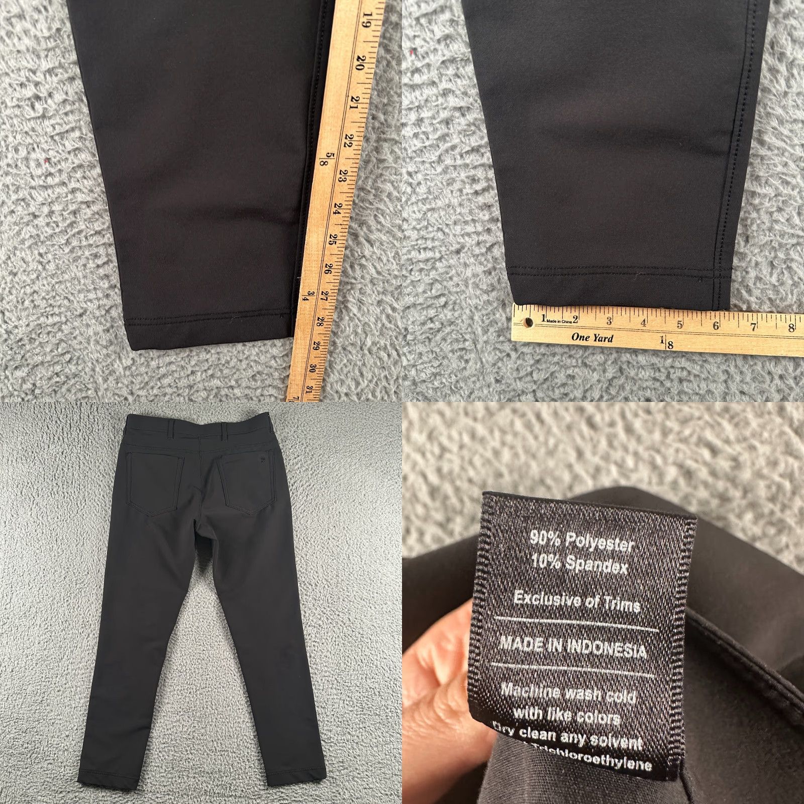 Vintage Public Rec Dealmaker 5 Pocket Tech Pants Mens 32x32 Black Size US 32 / EU 48 - 8 Thumbnail