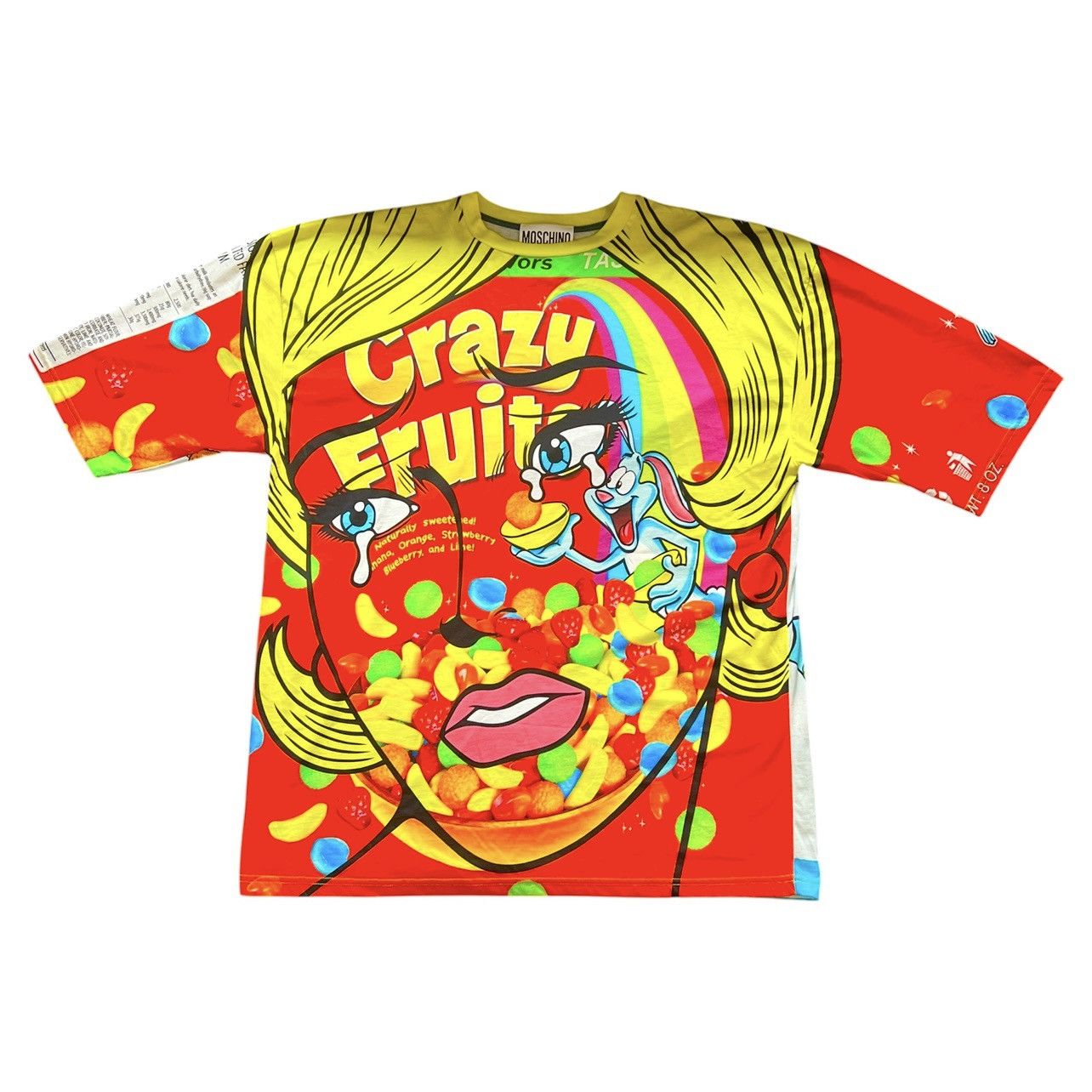Moschino MOSCHINO CRAZY FRUITS T-SHIRT PRINT jeremy scott tshirt Size US XL / EU 56 / 4 - 1 Thumbnail