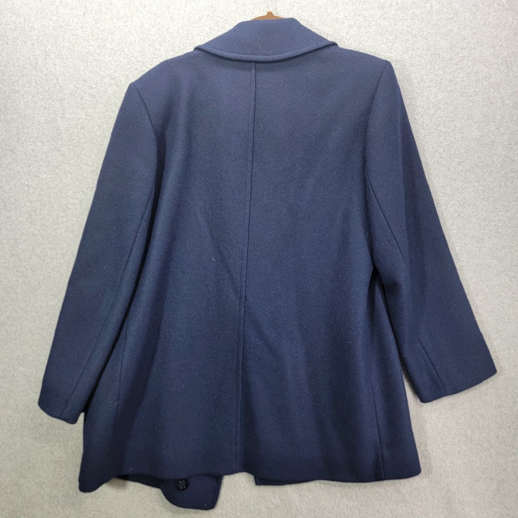 Pendleton PENDLETON Navy Wool Coat Womens 12 Pea Coat Jacket Blazer USA Made Vintage Wool Coat Size XL / US 12-14 / IT 48-50 - 6 Thumbnail