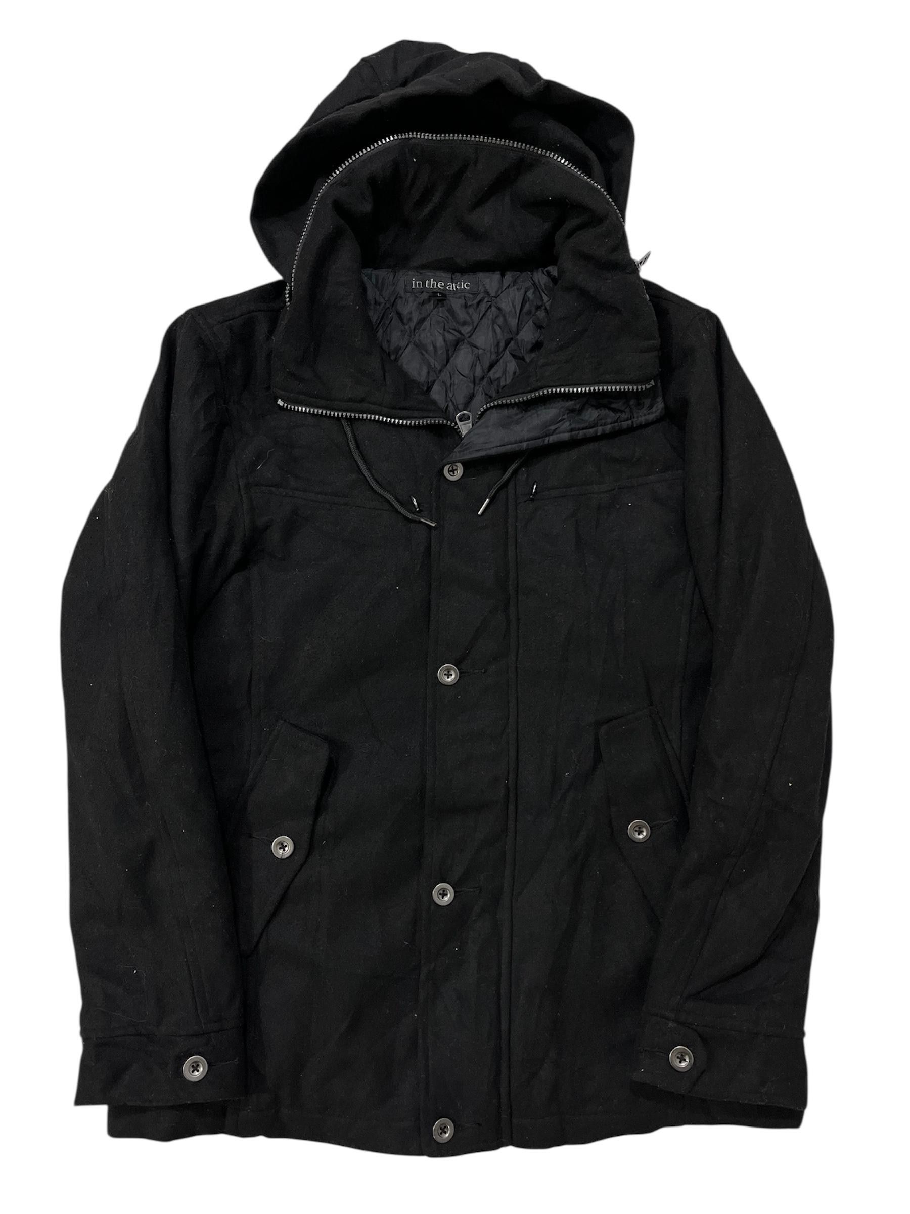 In The Attic In The Attic Wool Black Jacket Size US L / EU 52-54 / 3 - 1 Thumbnail