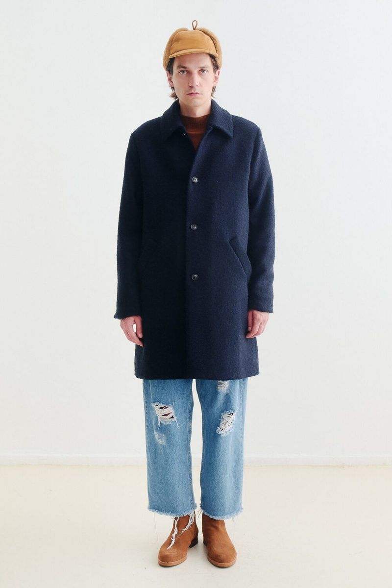 A Kind Of Guise Mcnamara Mac Coat - Blue Night (Tailored/shortened XS) Size US S / EU 44-46 / 1 - 3 Thumbnail