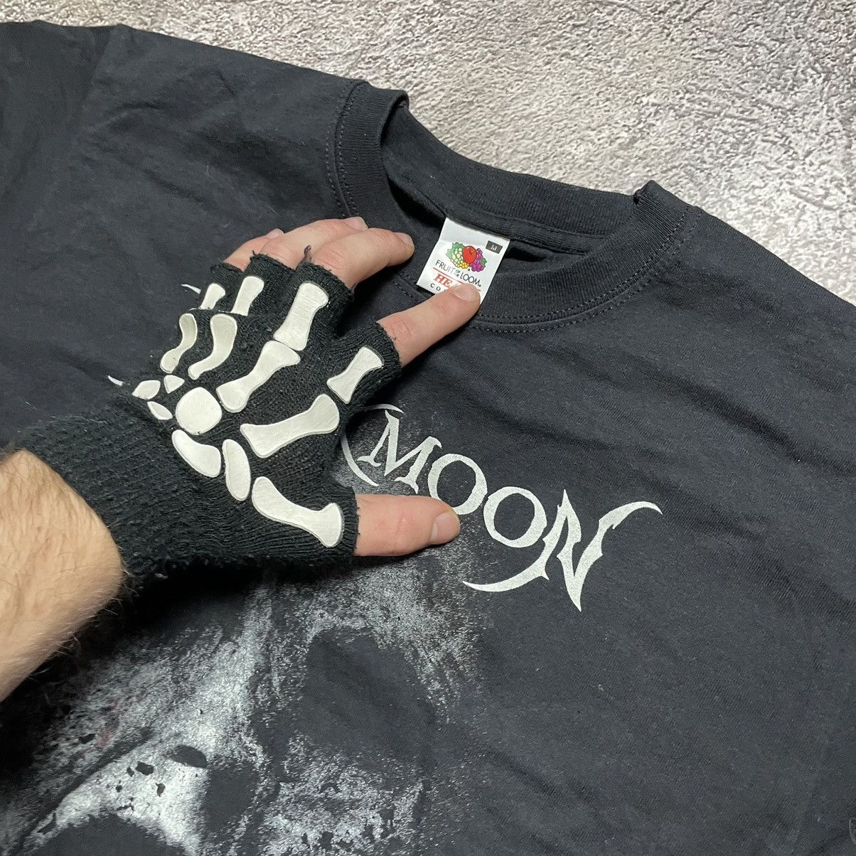 Vintage Vintage Y2K Darkmoon Graphic Band Tee Faded Black Grunge M Size US M / EU 48-50 / 2 - 5 Thumbnail
