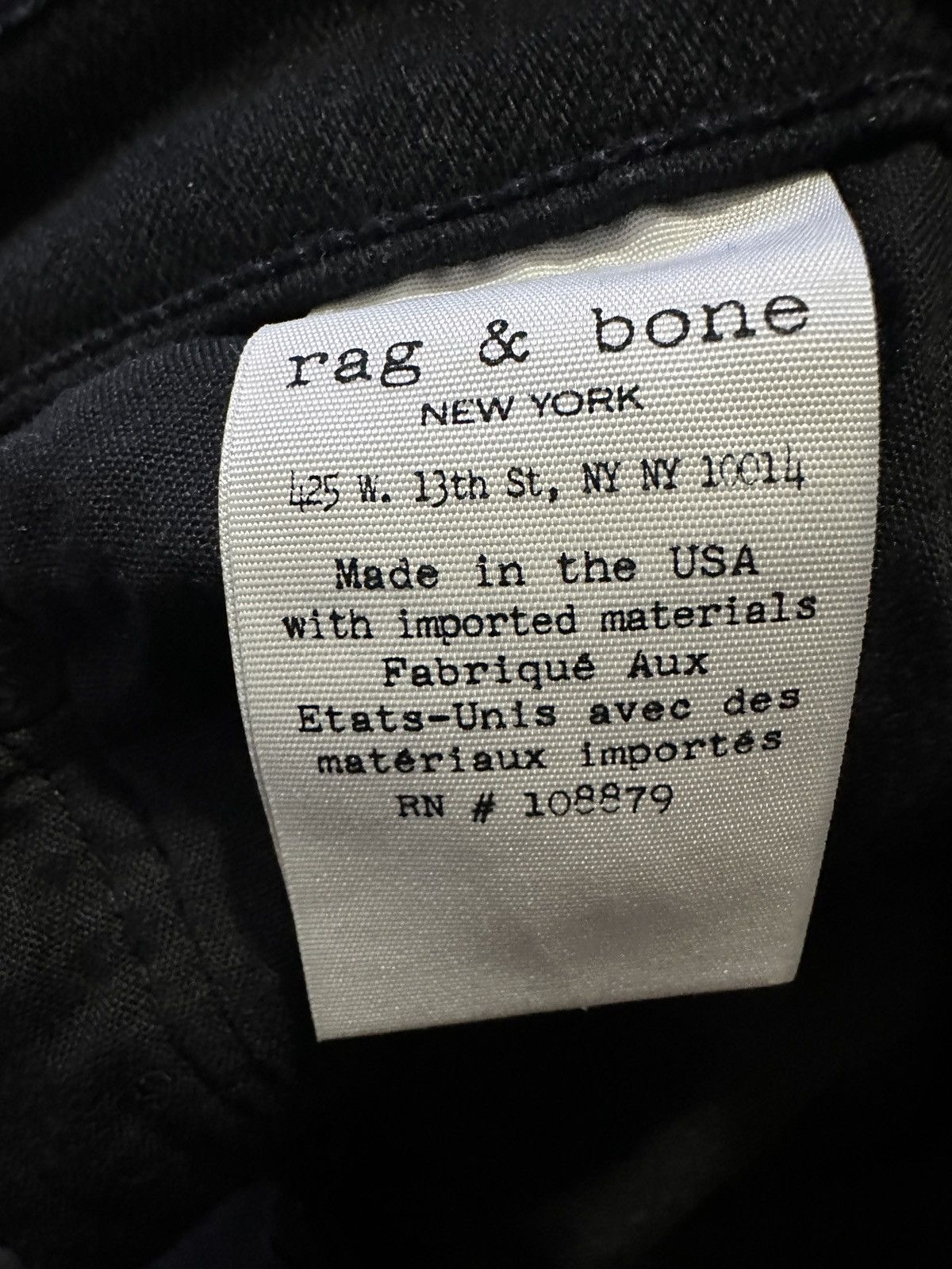 Rag & Bone Rag & Bone Jeans Slim Fit Button Fly Skinny Denim Sz 31 Size US 31 - 6 Thumbnail