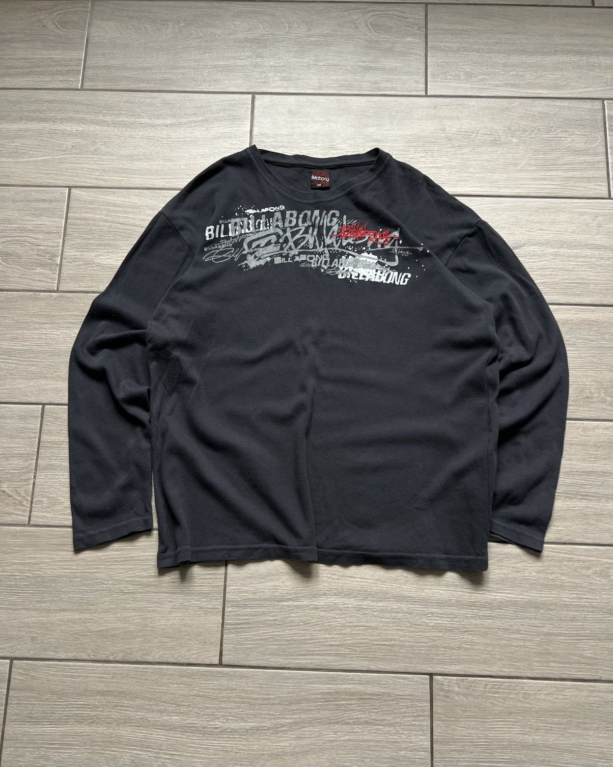 Billabong Vintage Billabong Long Sleeve Overprinted Y2K Japan Style Size US XL / EU 56 / 4 - 8 Thumbnail