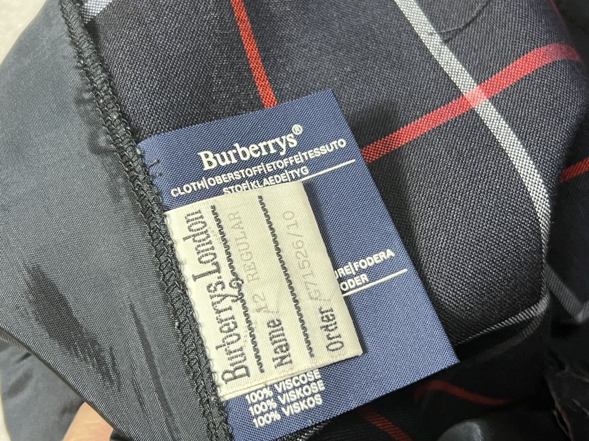 Burberry × Vintage Pants Burberrys Vintage Rare 90s Luxury Drip Y2K Size 29" - 8 Thumbnail