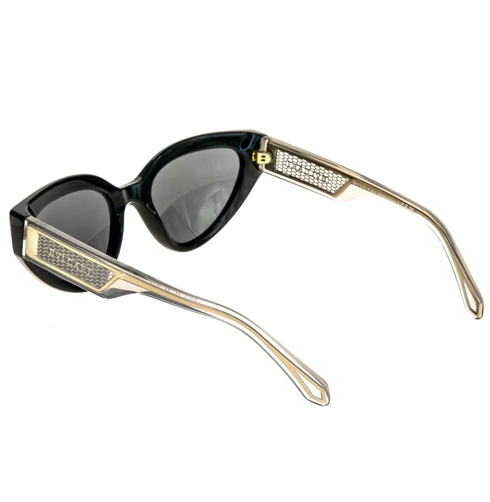 Bvlgari BVLGARI Serpenti VIPER BV8256 Black Crystal Sunglass 8256 Size ONE SIZE - 3 Thumbnail