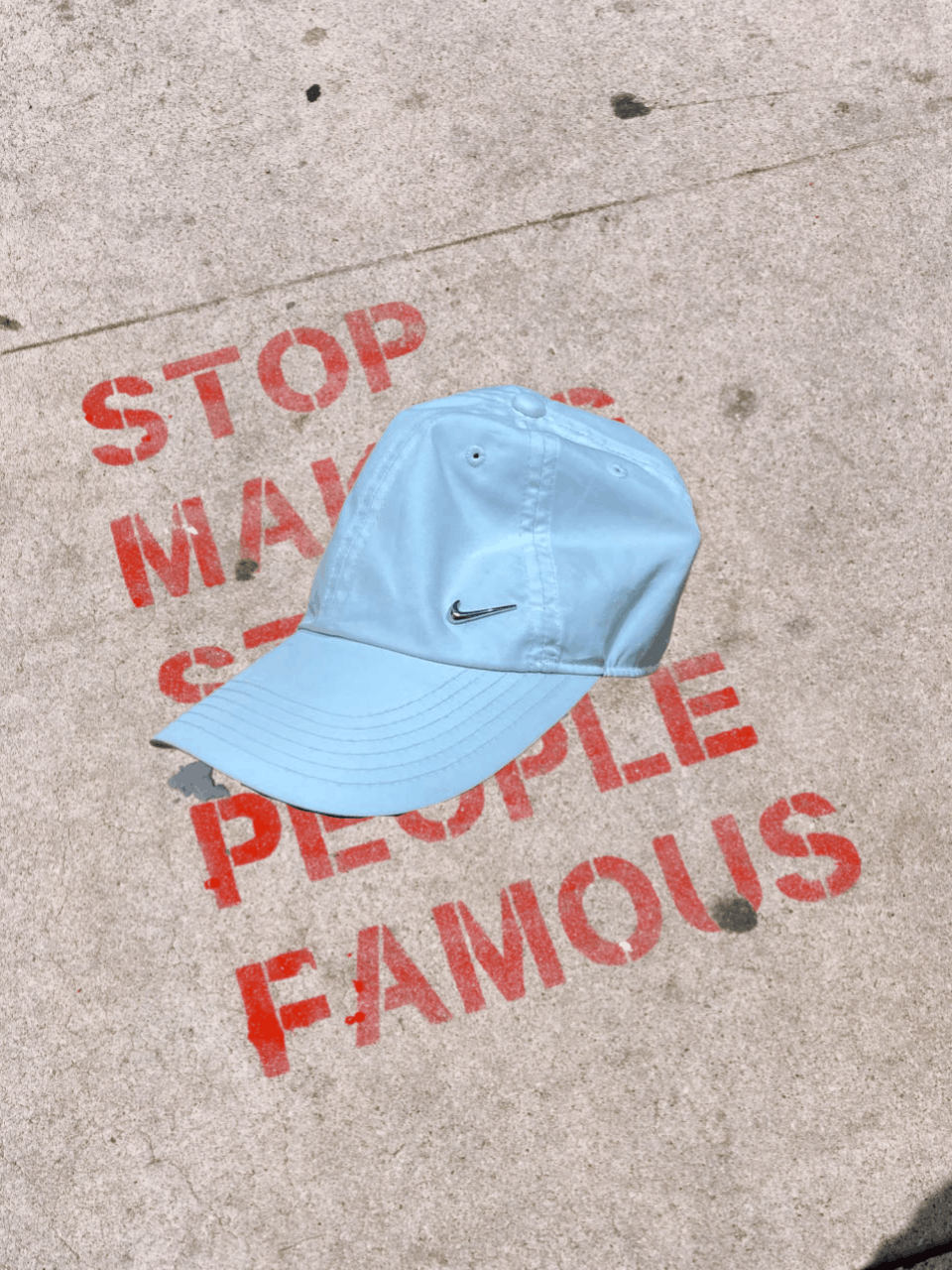 Nike Cap vintage white Y2K logo NIKE One Size Size ONE SIZE - 1 Thumbnail