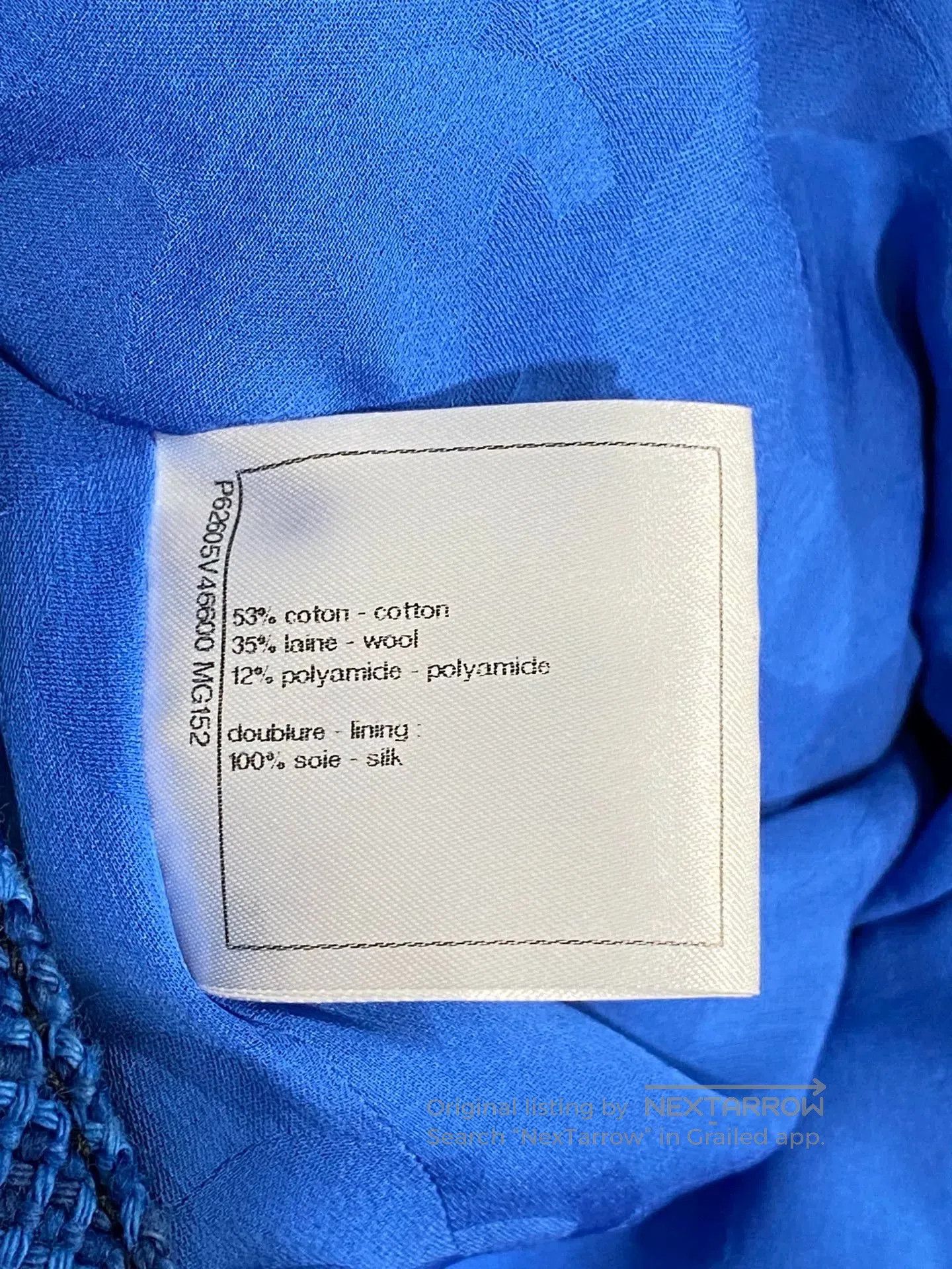 Chanel Chanel 2020 Blue Six-Pocket Jacket. Size US S / EU 44-46 / 1 - 6 Thumbnail