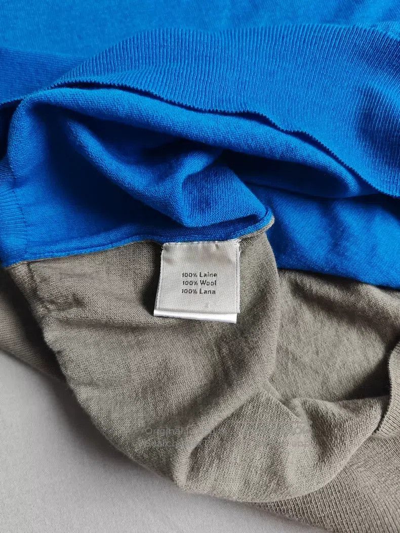 Hermes Hermes Men's color-blocked short-sleeve knit sweater, 100% Size US M / EU 48-50 / 2 - 4 Thumbnail
