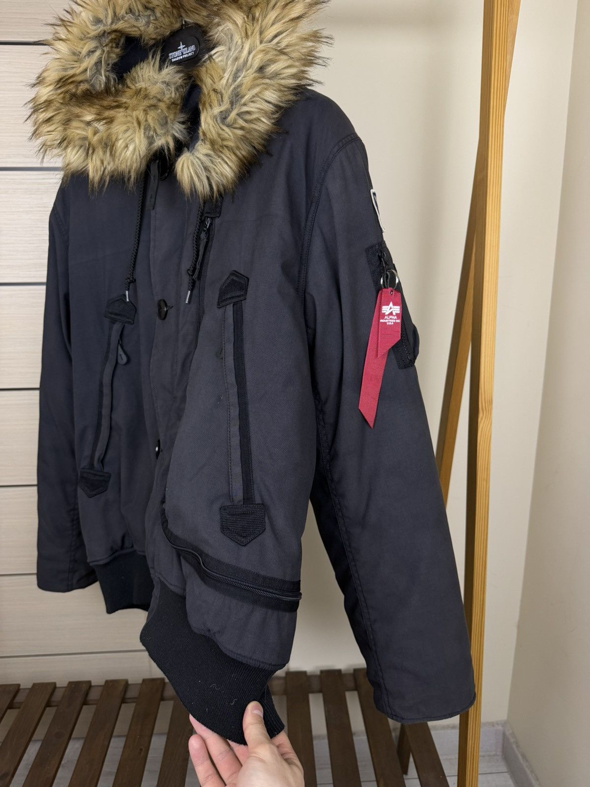 Alpha Industries Alpha Industries Bomber Jacket Polar Arctic Expeditions Y2K Size US XL / EU 56 / 4 - 14 Thumbnail
