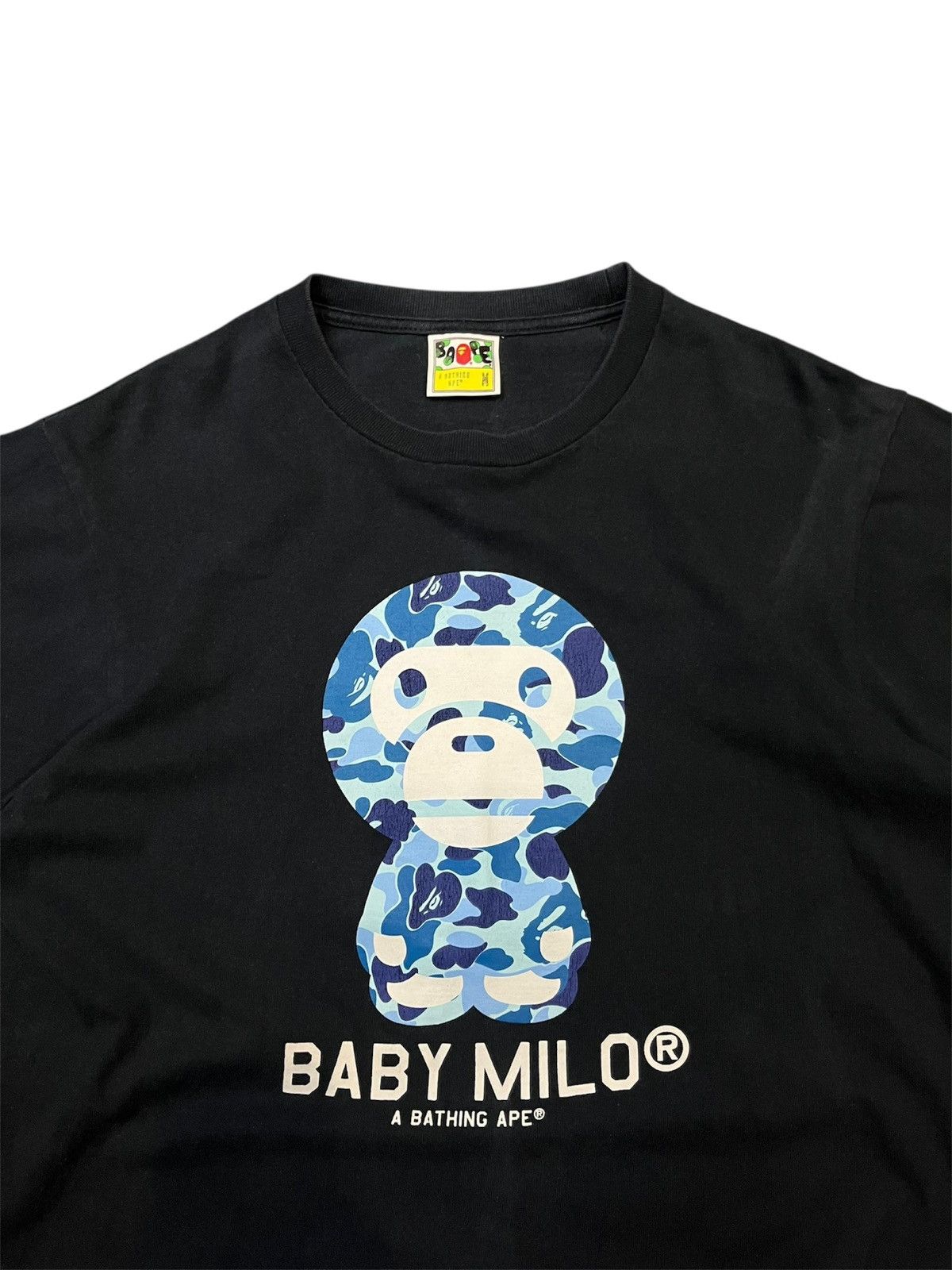 Bape Bape baby milo by bathing ape camo tshirt Size US M / EU 48-50 / 2 - 3 Thumbnail