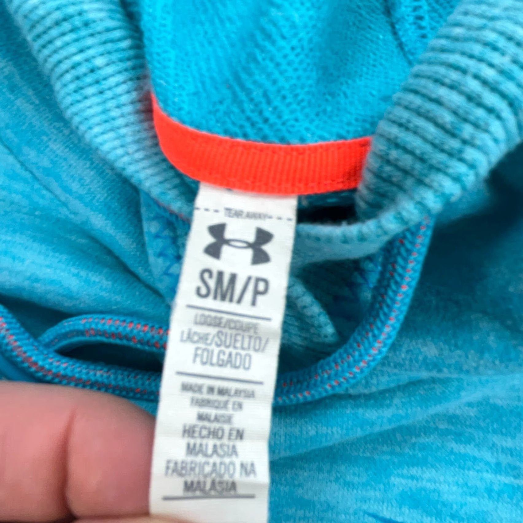 Under Armour Under Armour Hoodie Women Small Blue Sweatshirt Loose Fit Lightweight Thin Size S / US 4 / IT 40 - 5 Thumbnail