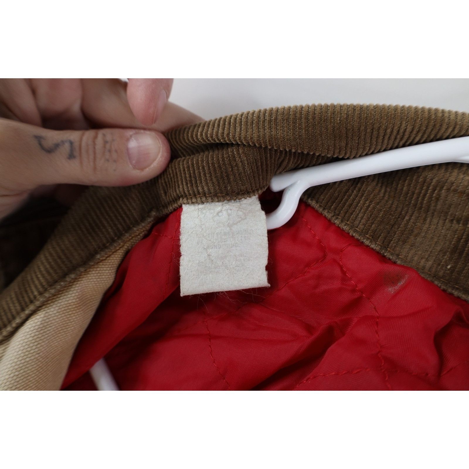 Carhartt Vintage 80s Carhartt Thrashed Quilted Canvas Coveralls Size US 40 / EU 56 - 12 Thumbnail