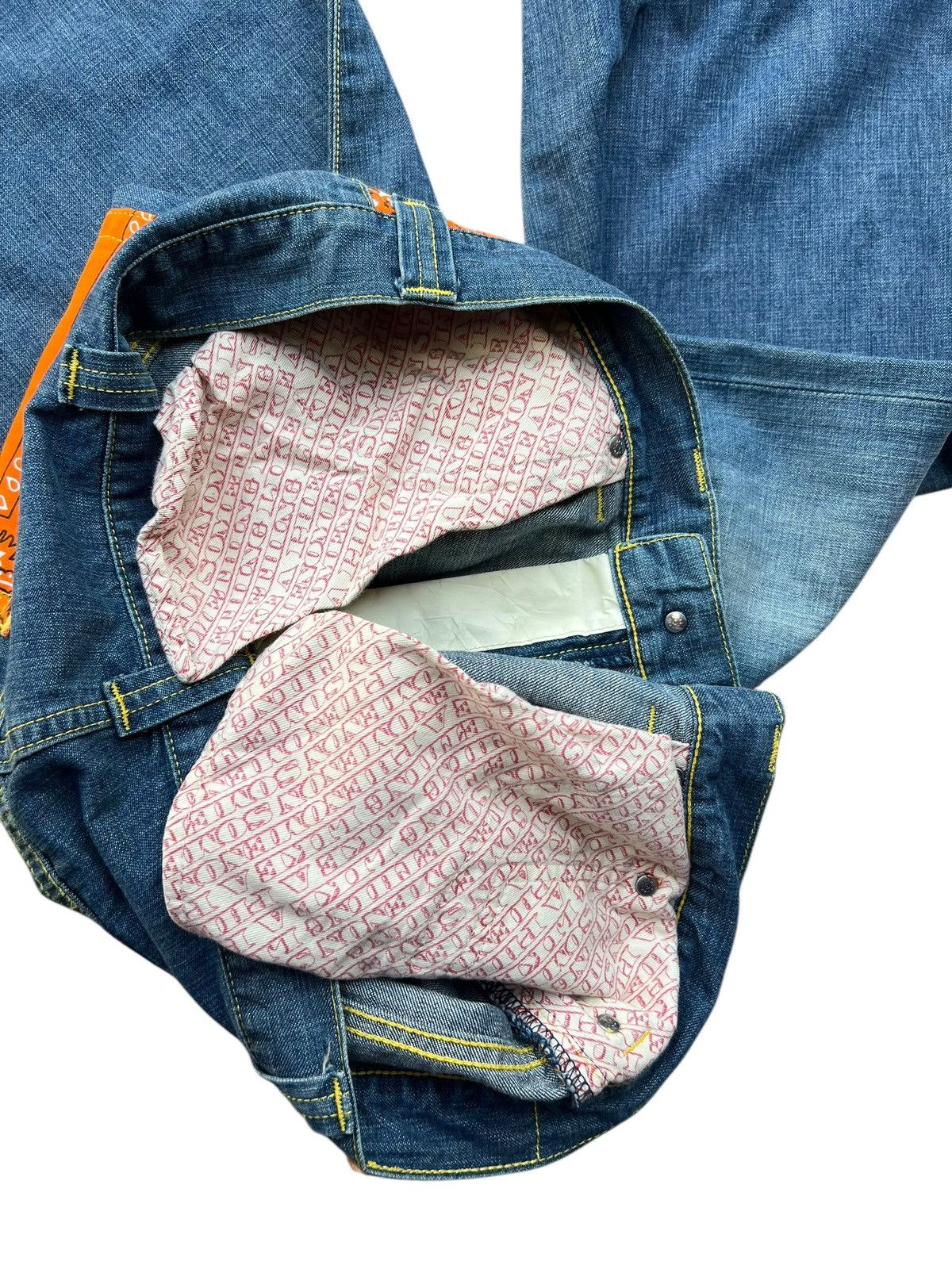 Japanese Brand × PHENOMENON Japan Brand Phenomenon Paisley Design Baggy Loose Jeans Size US 38 / EU 54 - 23 Thumbnail