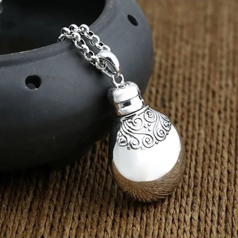 Jewelry × Vintage Old Antique Pendant Perfume Bottle Small Pot Necklace Size ONE SIZE - 3 Thumbnail