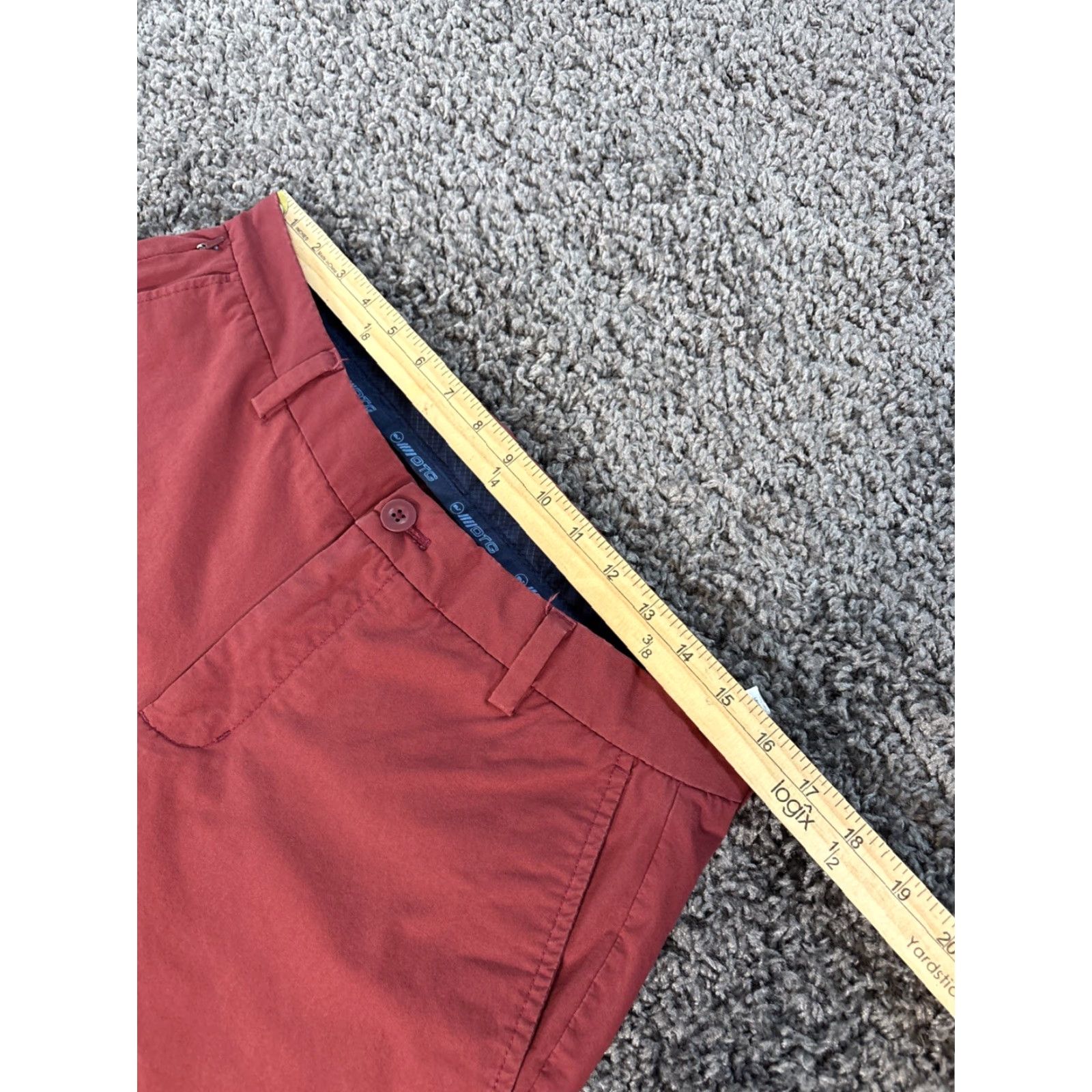 Vineyard Vines Vineyard Vines On the Go Pants Chino Golf Stretch Red 33x32 Mens Regular Size US 33 - 3 Thumbnail