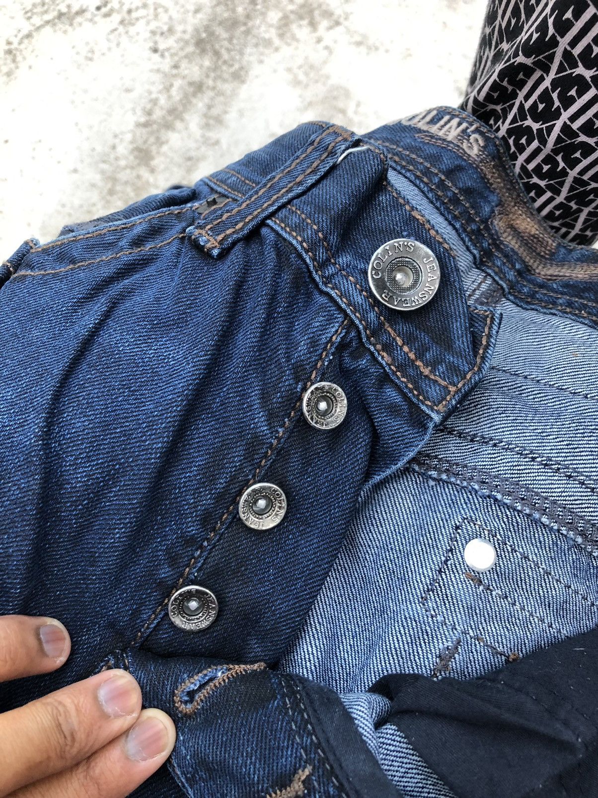 Hypebeast COLINS WASHED BLUE DENIM Size US 32 / EU 48 - 6 Thumbnail