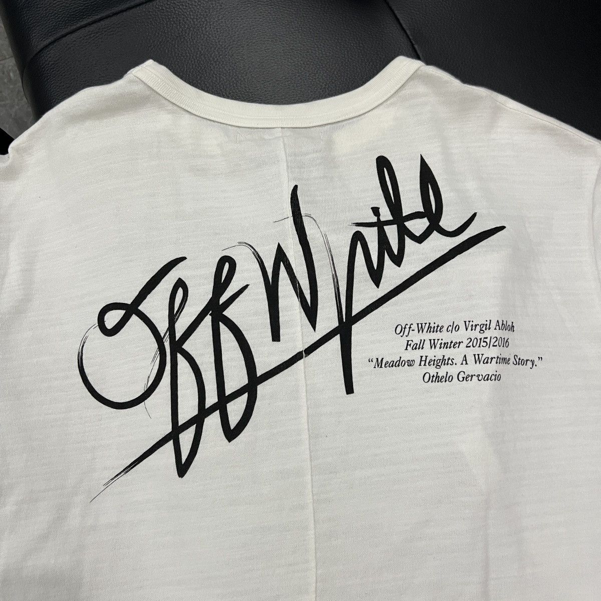 Off-White Off-White FW15 OG “Othelo Gervacio” T-Shirt Size US M / EU 48-50 / 2 - 7 Thumbnail
