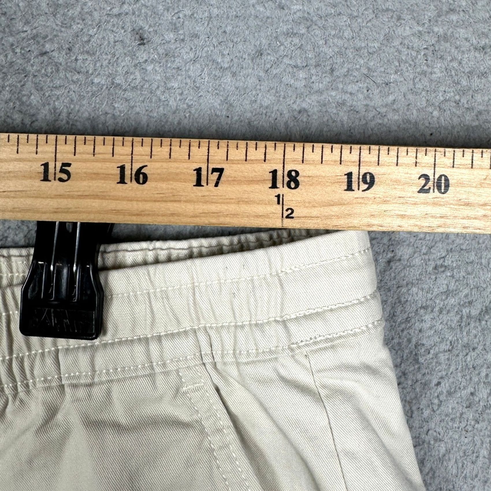 Gap Gap Easy Essential Shorts Mens XL 8 Beige Khaki Chino Elastic Waist Stretch Shorts Size US 38 / EU 54 - 6 Thumbnail