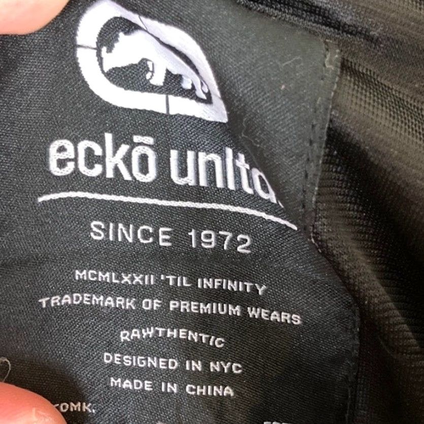 Ecko Unltd. VINTAGE Ecko Unltd Jacket Windbreaker Mens M Black White Y2K Full Zip Long Sleeve Casual Streetwear Shirt Jacket Size US M / EU 48-50 / 2 - 6 Thumbnail