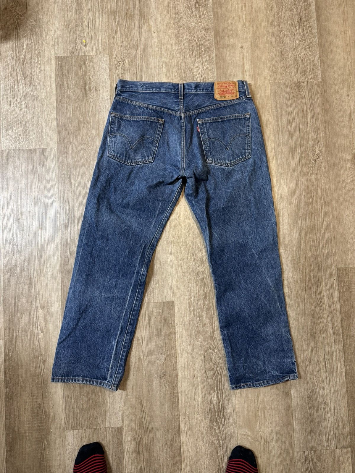 Levi's Vintage 90s Levi's 501xx Stone Wash Size US 36 / EU 52 - 6 Thumbnail