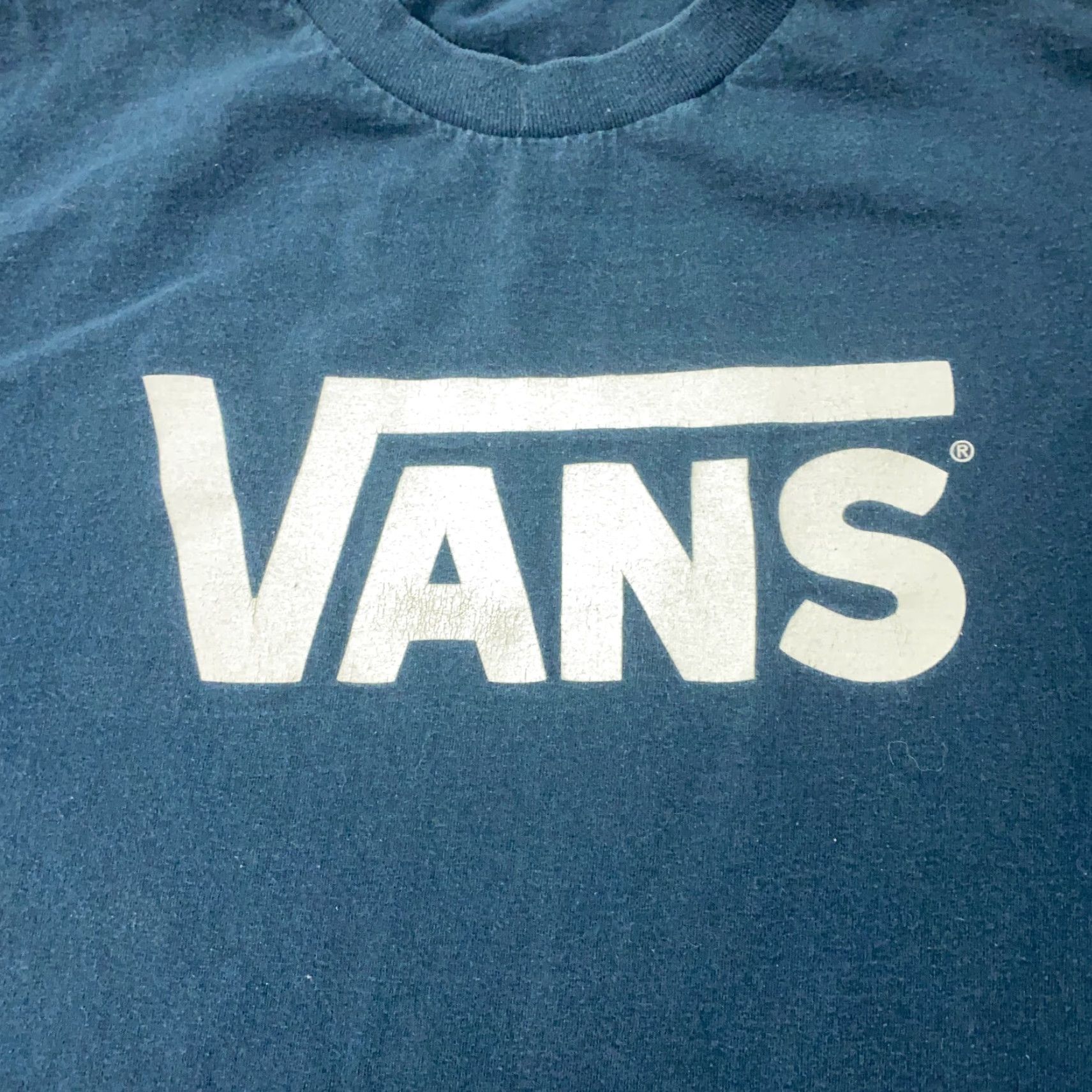 Vans Vans Tee Shirt Mens Medium Blue Logo Beach Skate Grunge Size US M / EU 48-50 / 2 - 2 Thumbnail