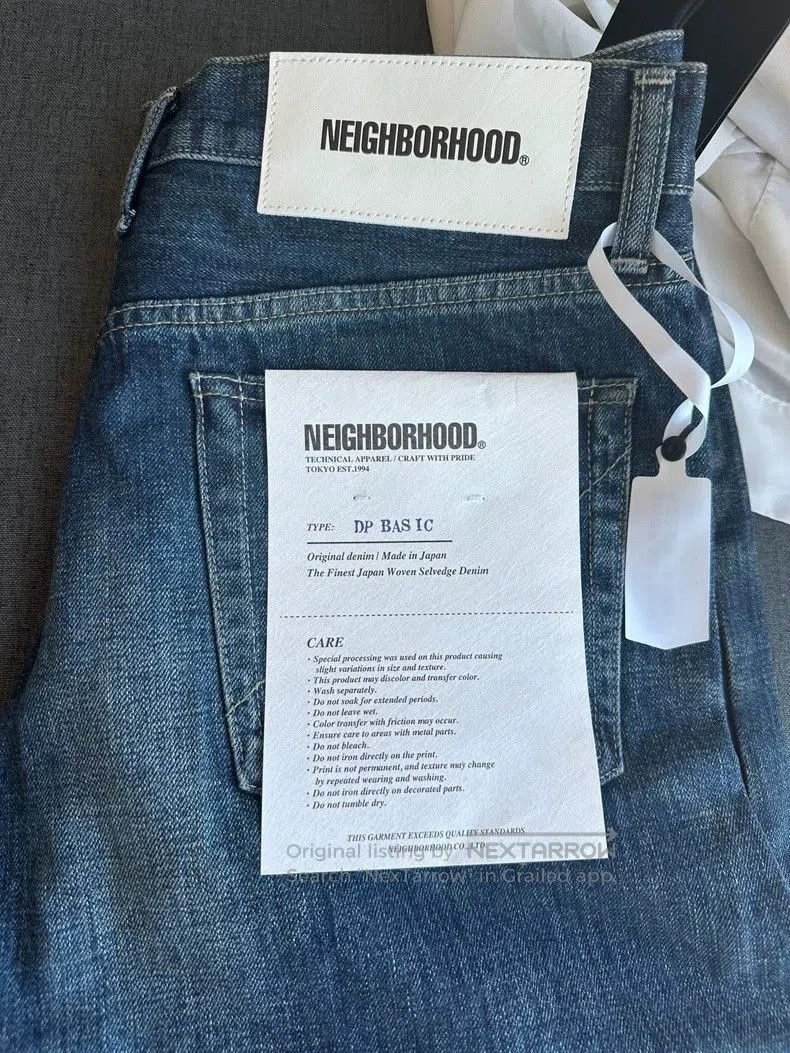 Neighborhood NEIGHBORHOOD DP BASIC Denim Jeans. Size US 32 / EU 48 - 2 Thumbnail