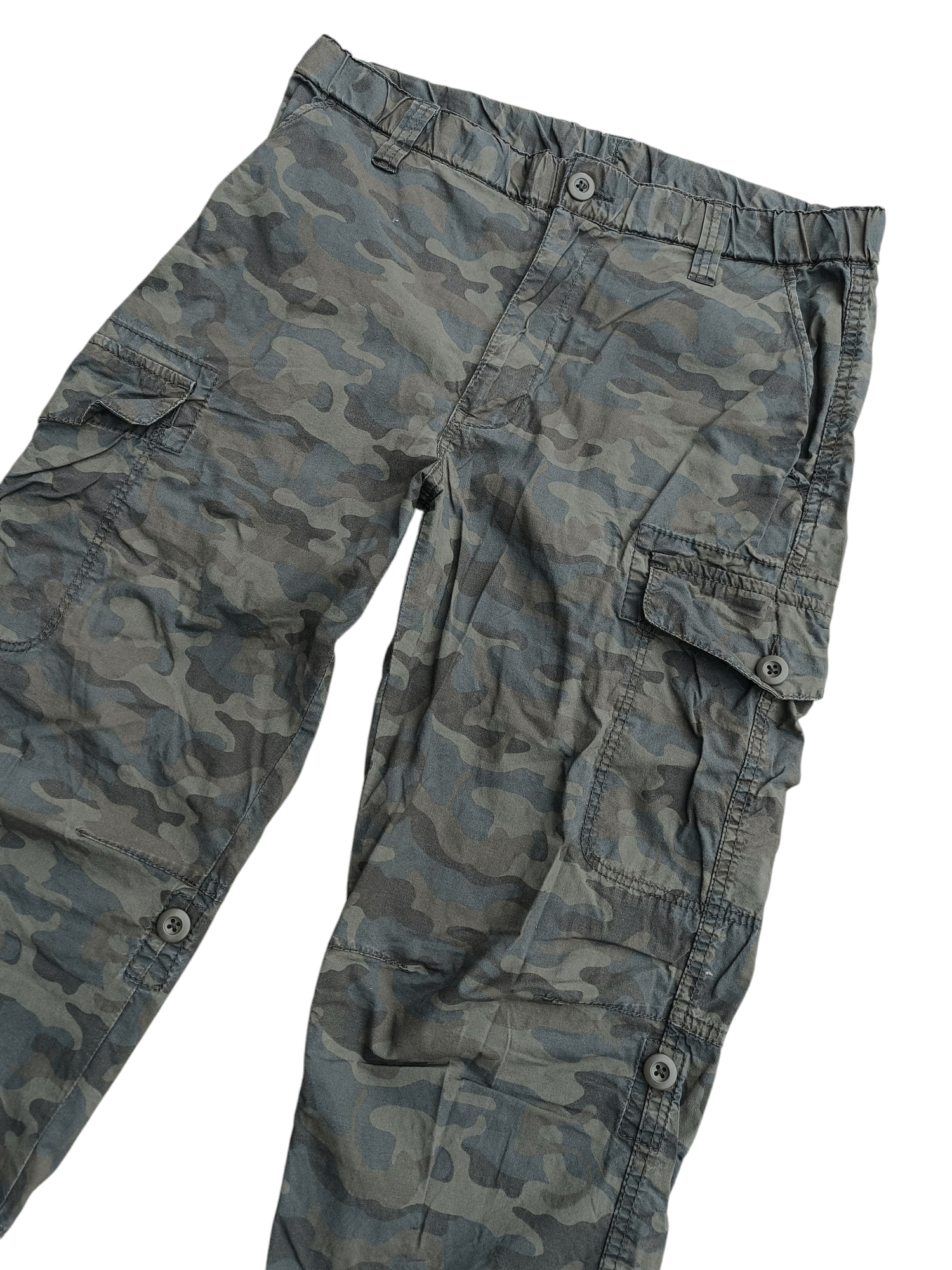 Japanese Brand × Uniqlo RARE 🔥 Uniqlo Camo 3Q Pants E251 Size US 29 - 2 Thumbnail