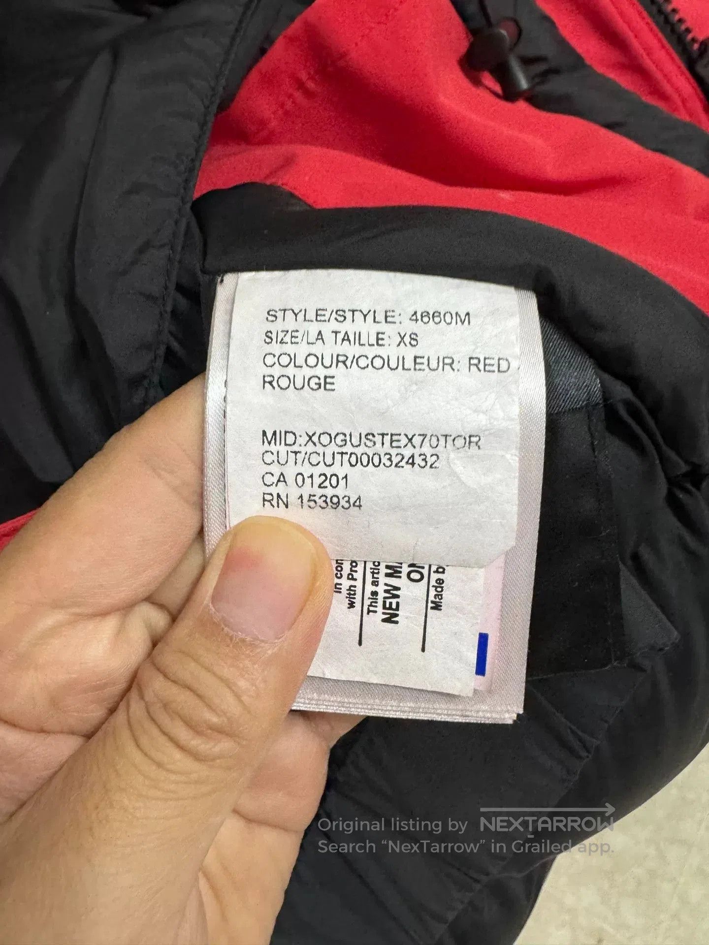 Canada Goose Canada Goose Men's Expedition Red Parka XS. Size US XS / EU 42 / 0 - 4 Thumbnail