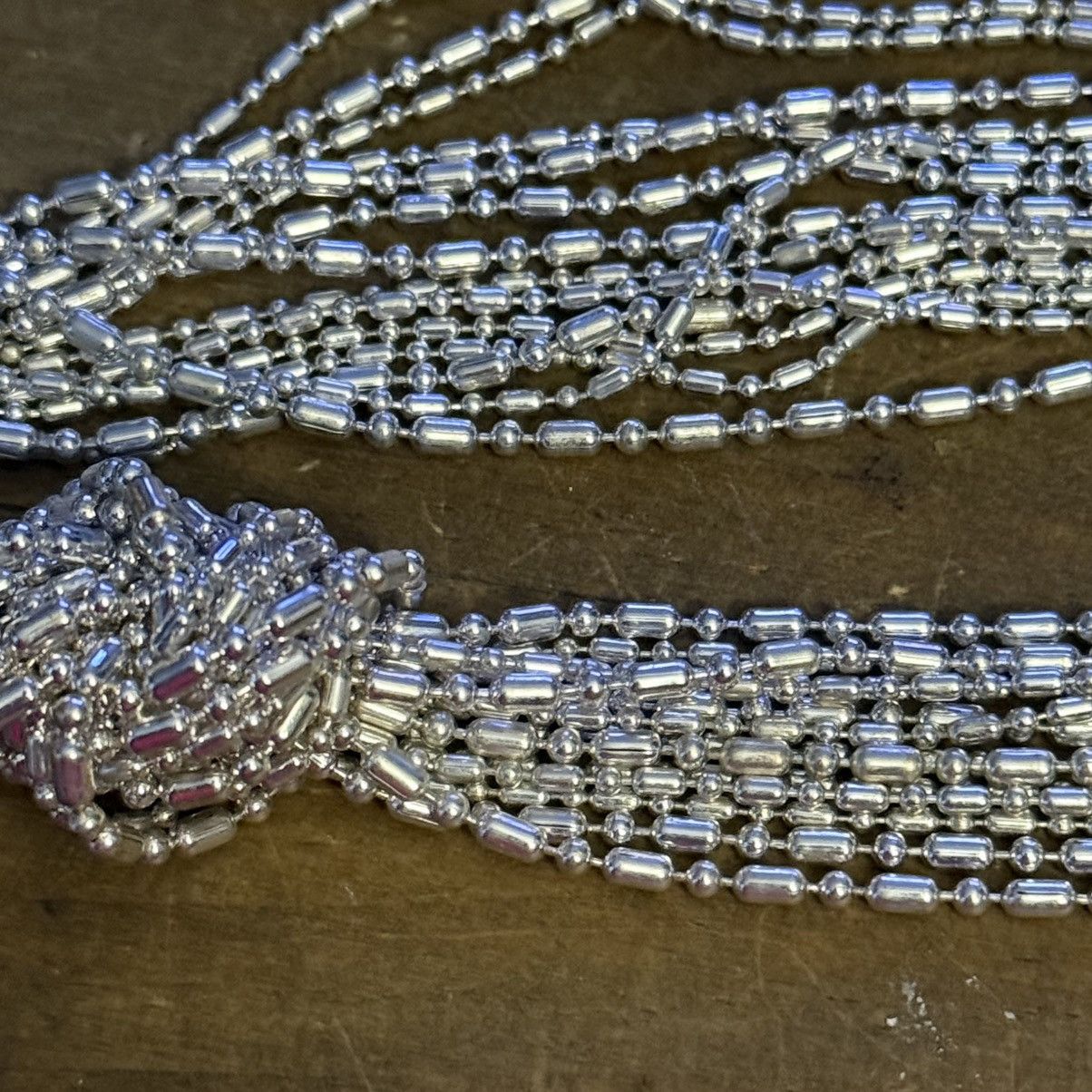 Other Multi strand silver tone ball chain knot necklace Size ONE SIZE - 3 Thumbnail