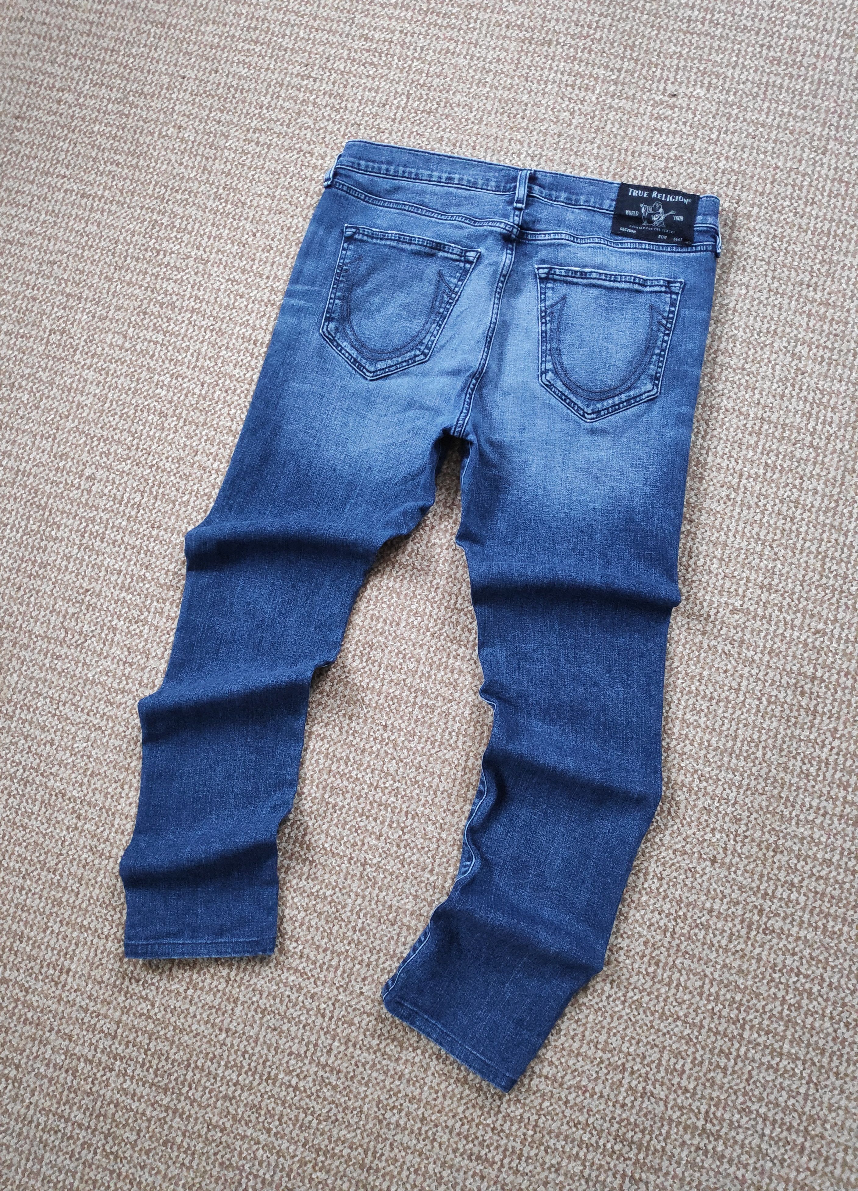True Religion True Religion Rocco No Flap Relaxed Skinny Denim Jeans Size US 34 / EU 50 - 1 Thumbnail