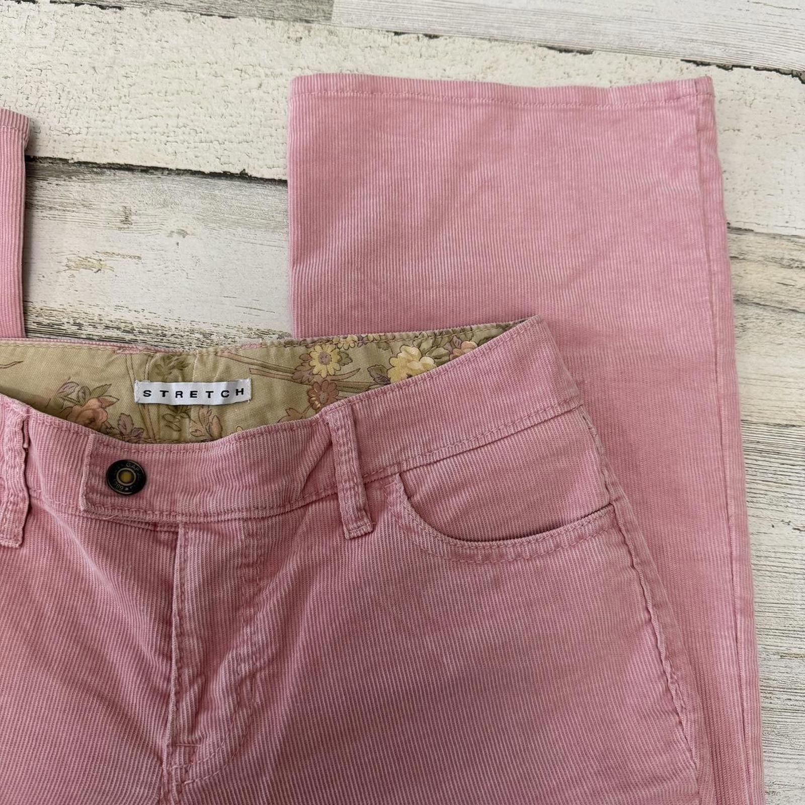Gap Pink Corduroy flared Gap jeans size 1 Size 26" / US 2 / IT 38 - 4 Thumbnail