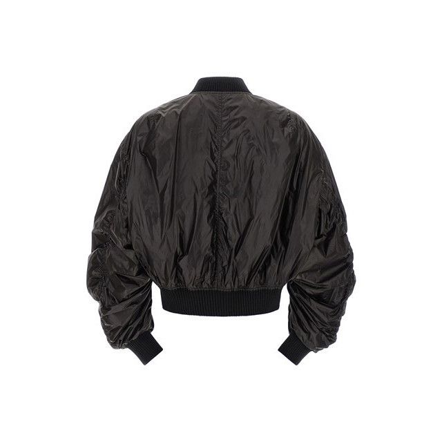 Rick Owens RICK OWENS Temple Secchia Flight Black Bomber Jacket New & A Size US XL / EU 56 / 4 - 2 Thumbnail