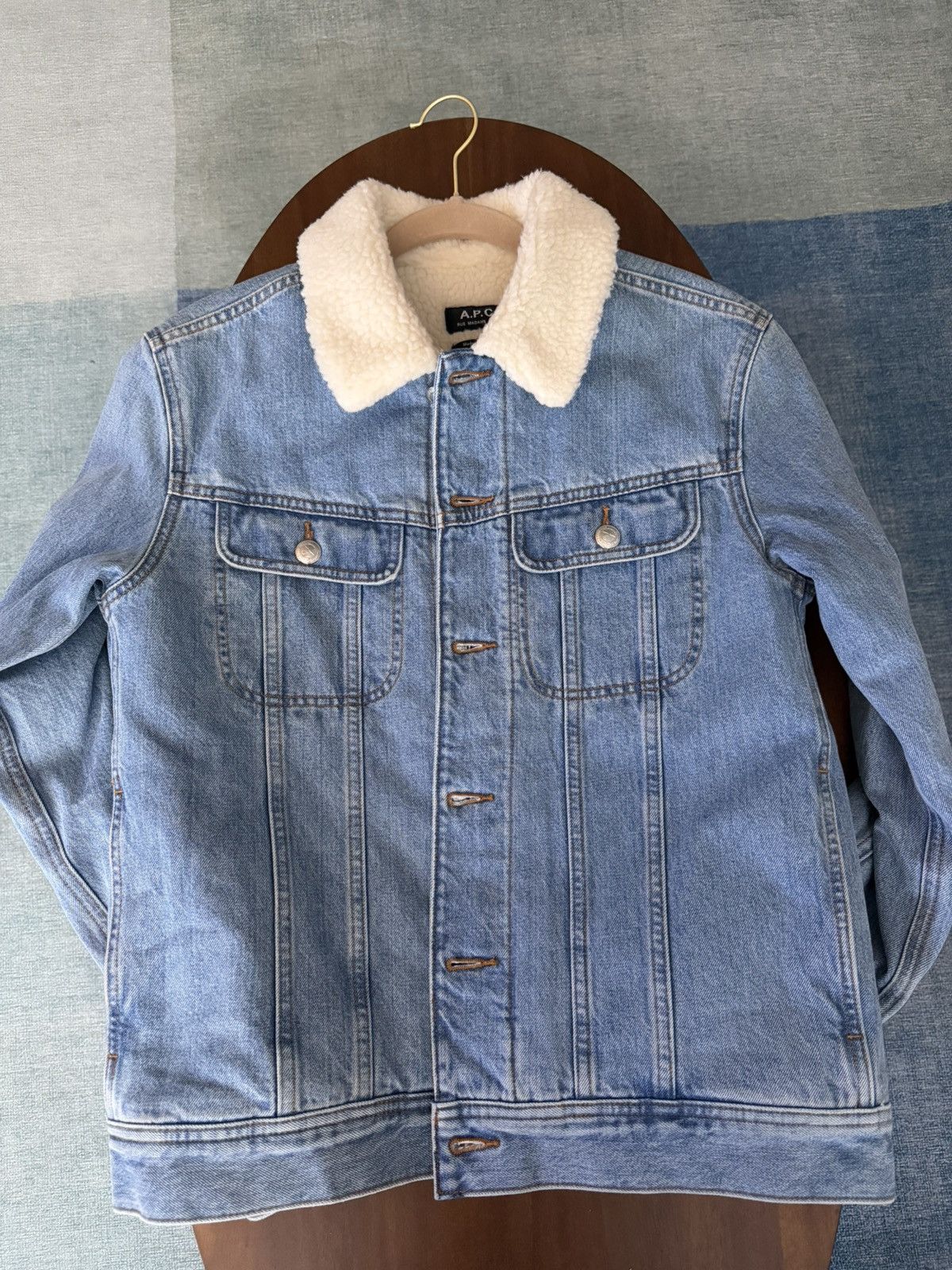A.P.C. A.P.C. Denim jacket light blue Size US S / EU 44-46 / 1 - 1 Thumbnail