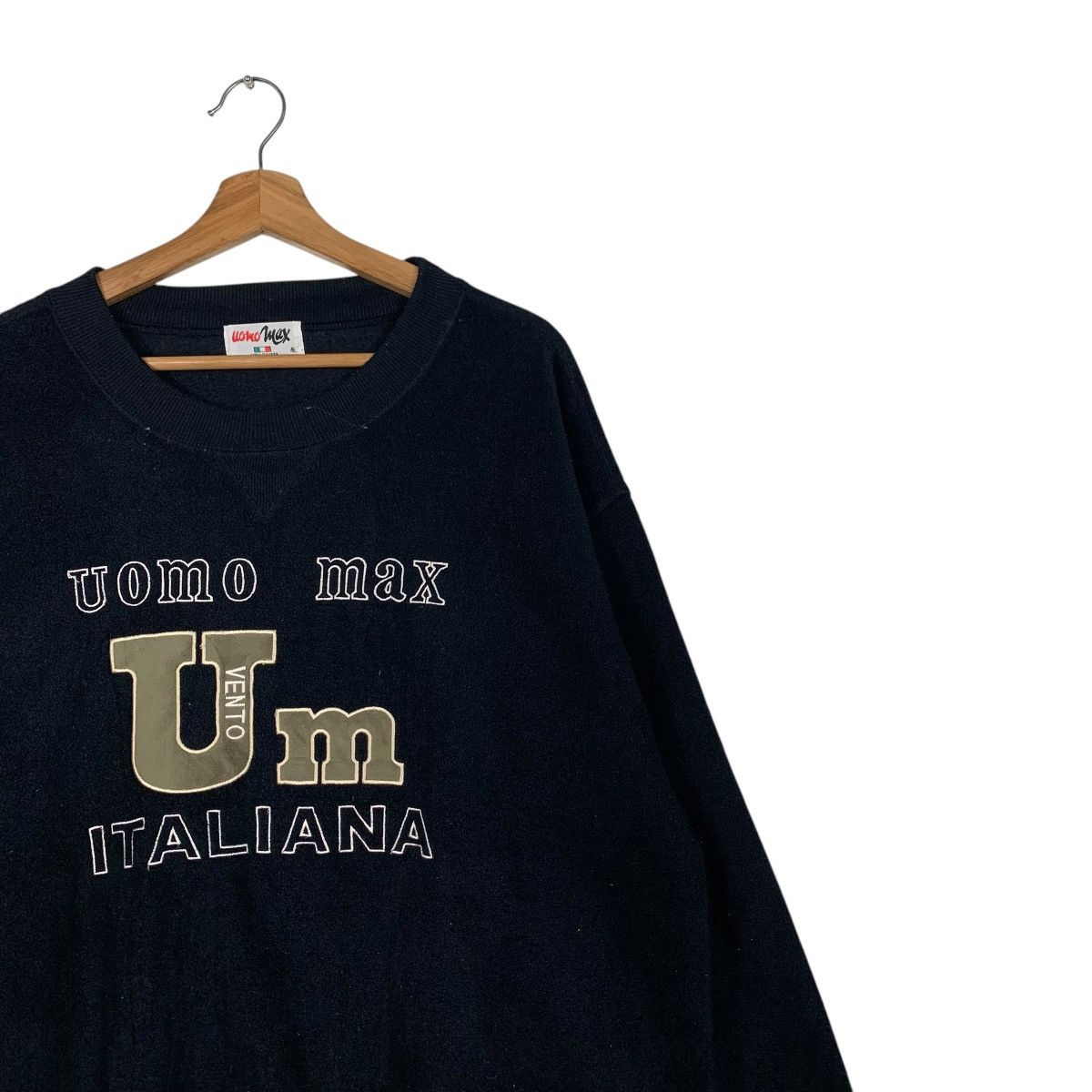 Japanese Brand UOMO MAX Embroidery Big Logo Crewneck Sweatshirt #1947-C85 Size US XL / EU 56 / 4 - 5 Thumbnail