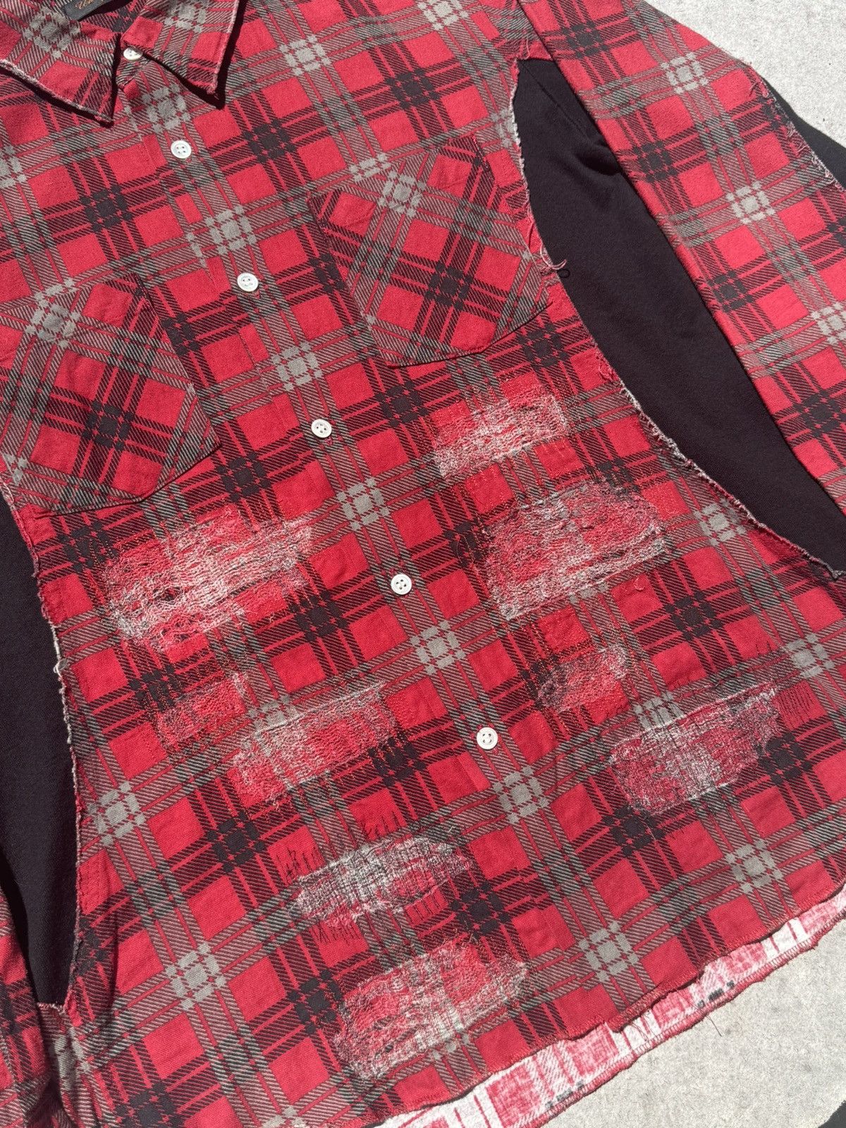 Undercover Undercover ss05 but beautiful II Distressed Flannel Size US M / EU 48-50 / 2 - 2 Thumbnail