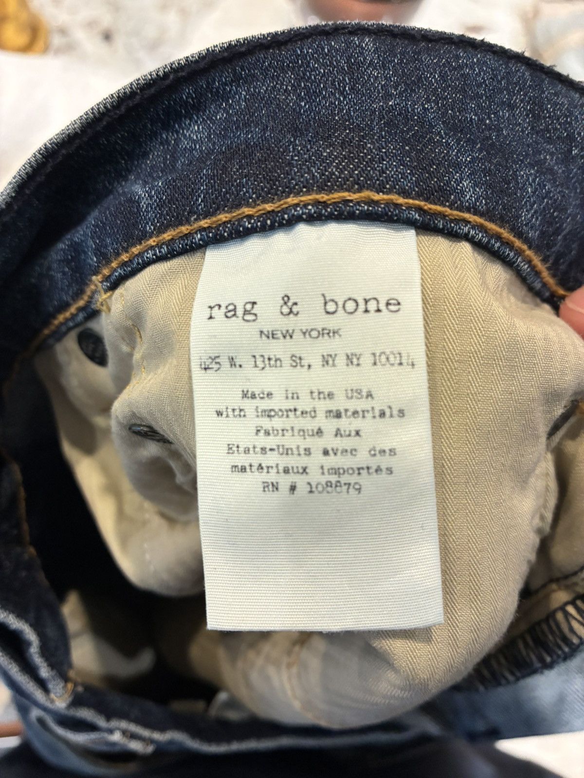 Rag & Bone Rag & Bone Blue Denim Jeans Size US 33 - 4 Thumbnail