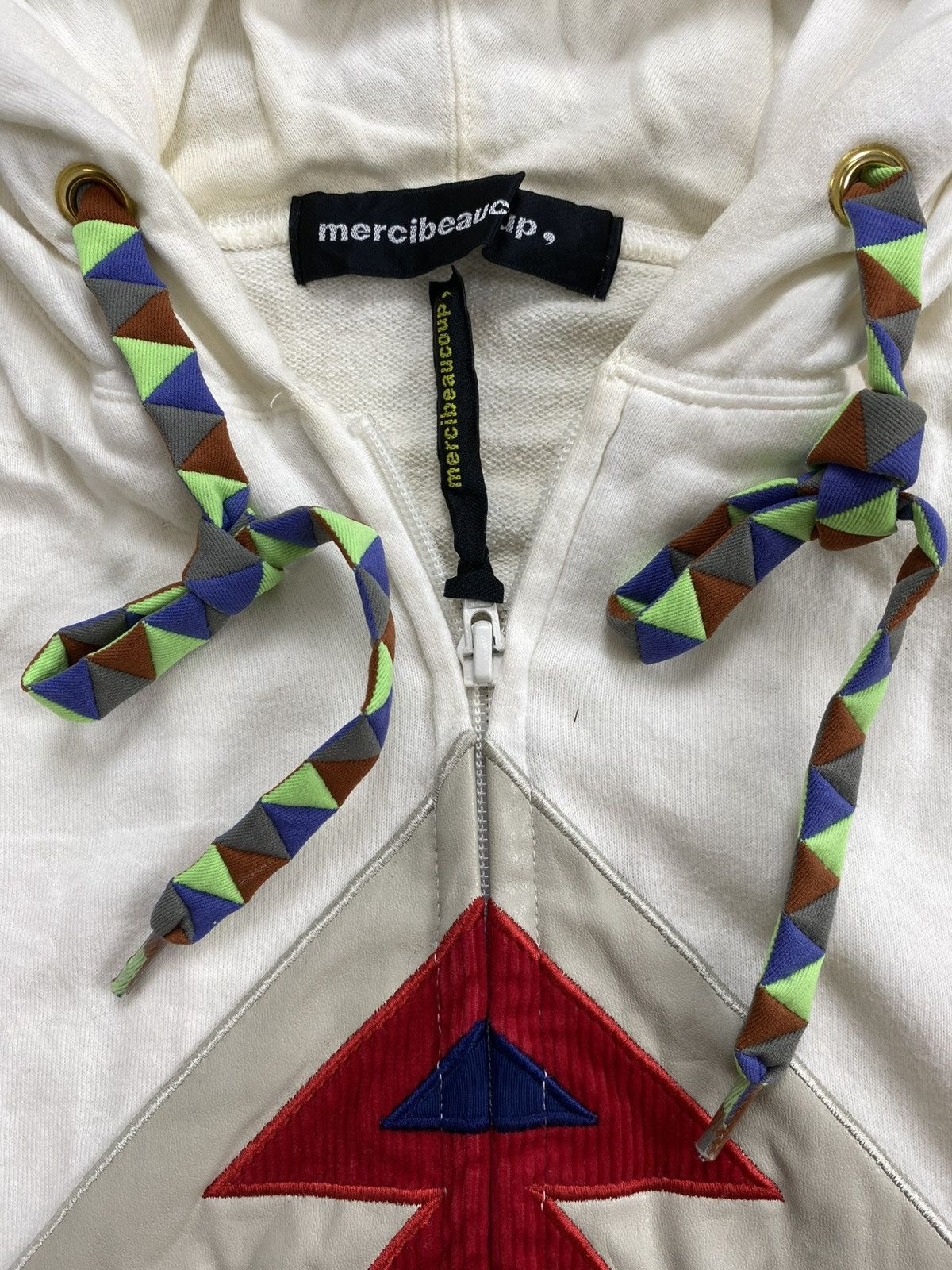 mercibeaucoup Vintage Mercibeaucoup Issey Miyake Festive Tree Zip Hoodie Size US L / EU 52-54 / 3 - 9 Thumbnail