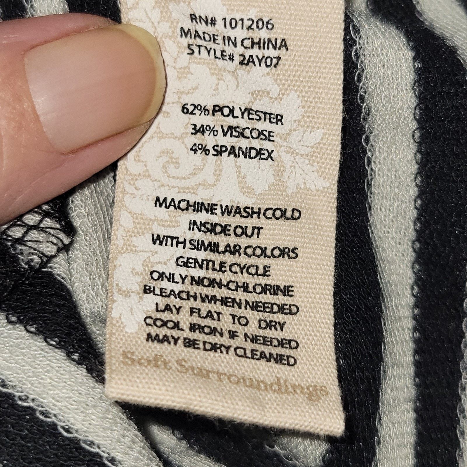 & Other Stories SOFT SURROUNDINGS Striped Zip Front Tunic Jacket - Size L Size L / US 10 / IT 46 - 9 Thumbnail
