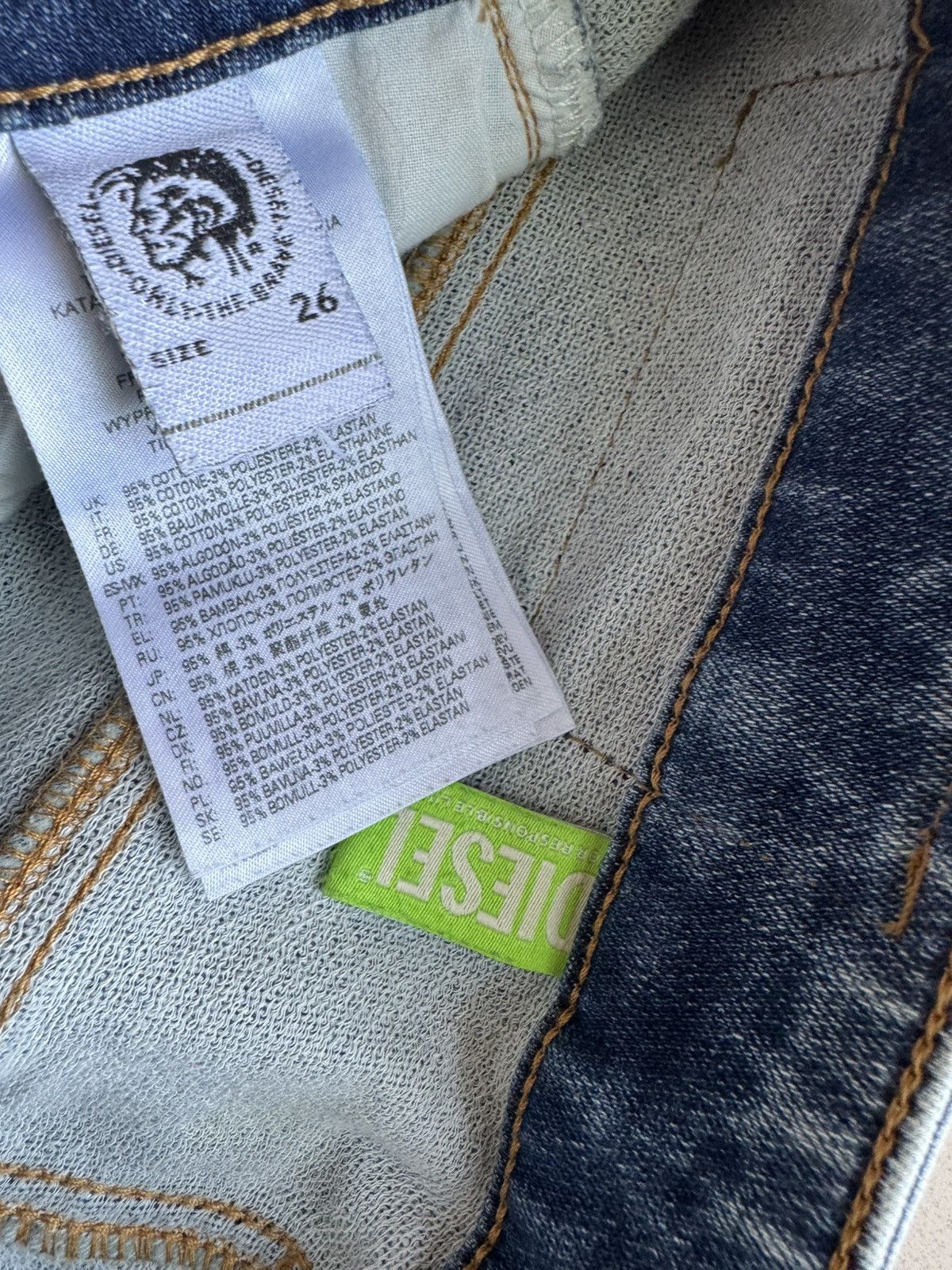 Diesel Diesel D-FAYZA JOGG Stretch Cotton LIGHT Blue Skinny Jeans Size 30" / US 8 / IT 44 - 6 Thumbnail