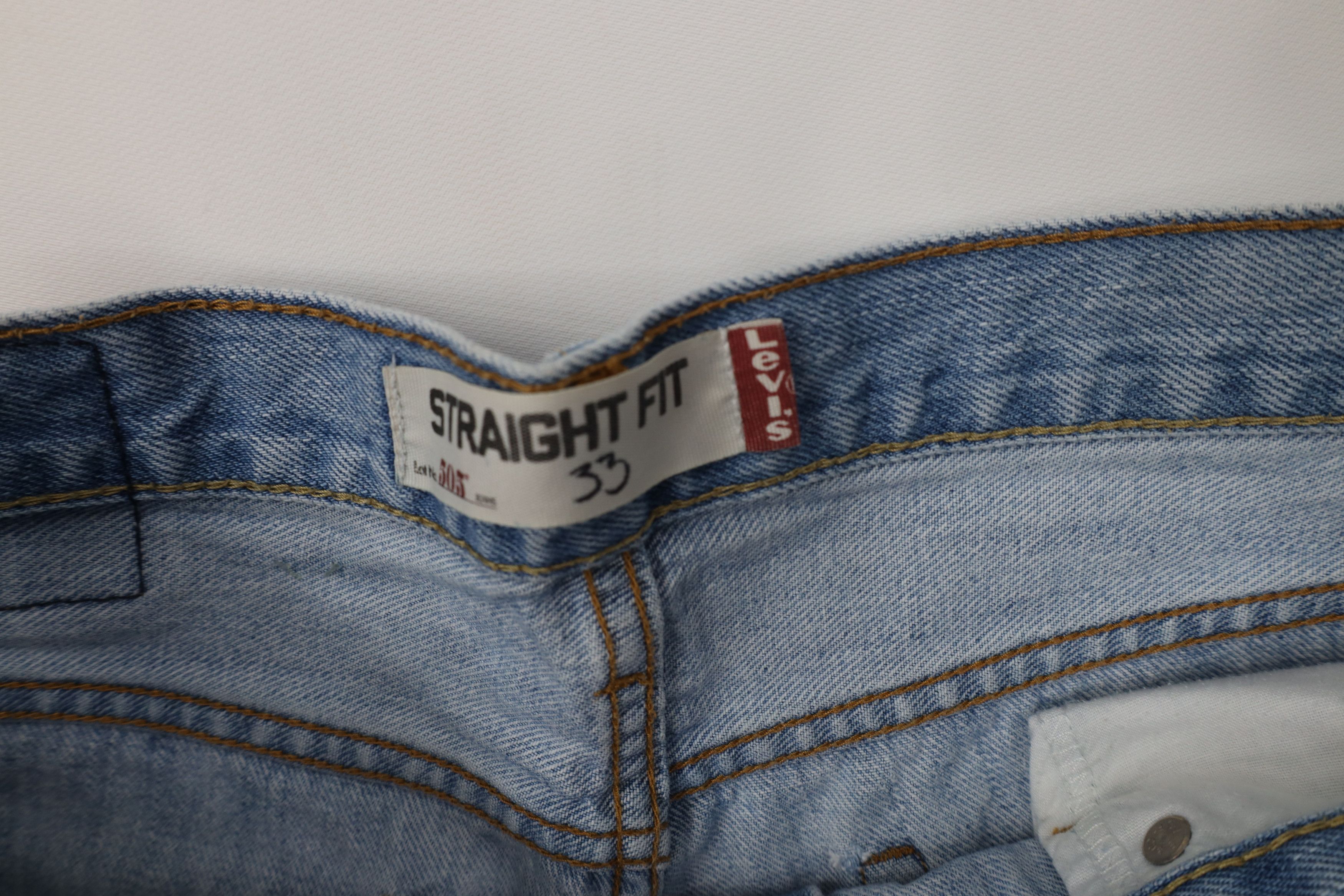 Levi's Vintage Y2K Levis 505 Regular Fit Straight Leg Denim Jeans Size US 33 - 8 Thumbnail