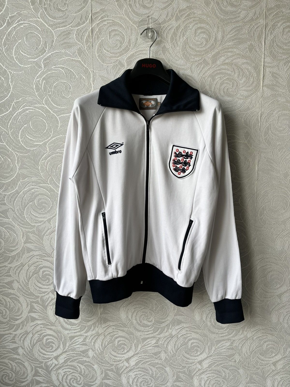 Umbro Umbro England 90s Track Jacket Vintage Football Soccer Retro Size US L / EU 52-54 / 3 - 5 Thumbnail