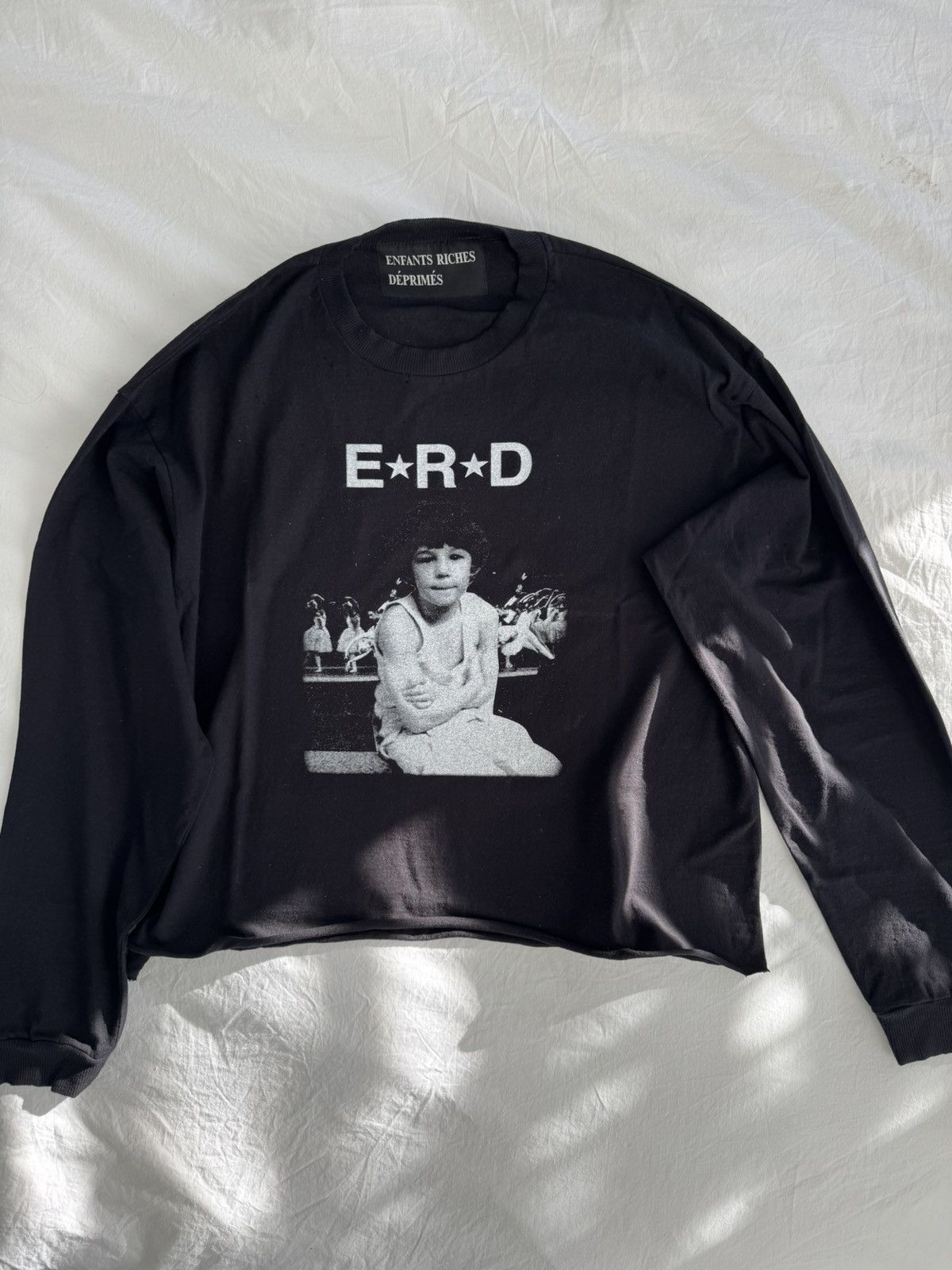 Enfants Riches Deprimes Enfants Riches Deprimes Cropped Ballerina Sweatshirt Medium Size US M / EU 48-50 / 2 - 1 Thumbnail