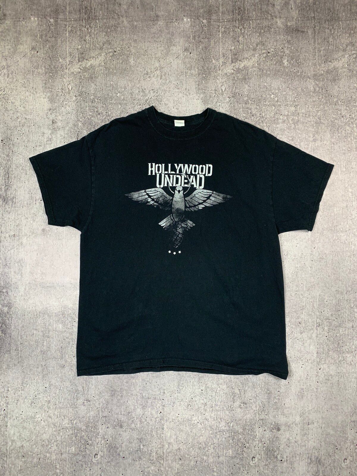 Pre-owned Vintage Viintage Y2k Hollywood Undead Tour T Shirt Tee In Black