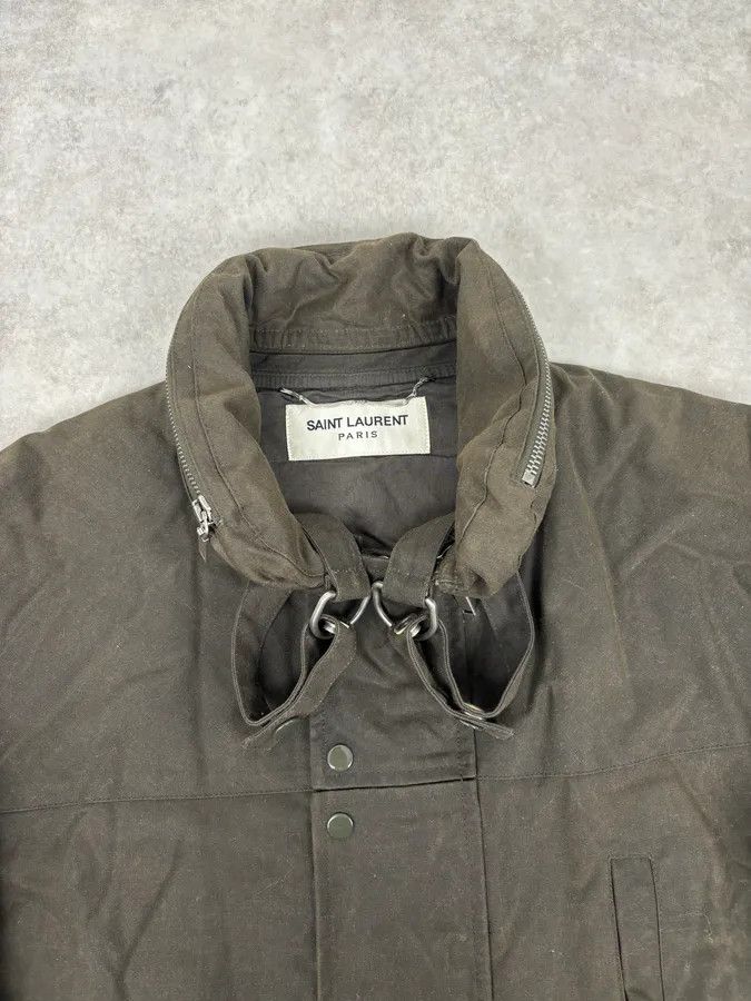 Saint Laurent Paris AW2017 Saint Laurent Khaki Cargo Parka Jacket Size US M / EU 48-50 / 2 - 4 Thumbnail